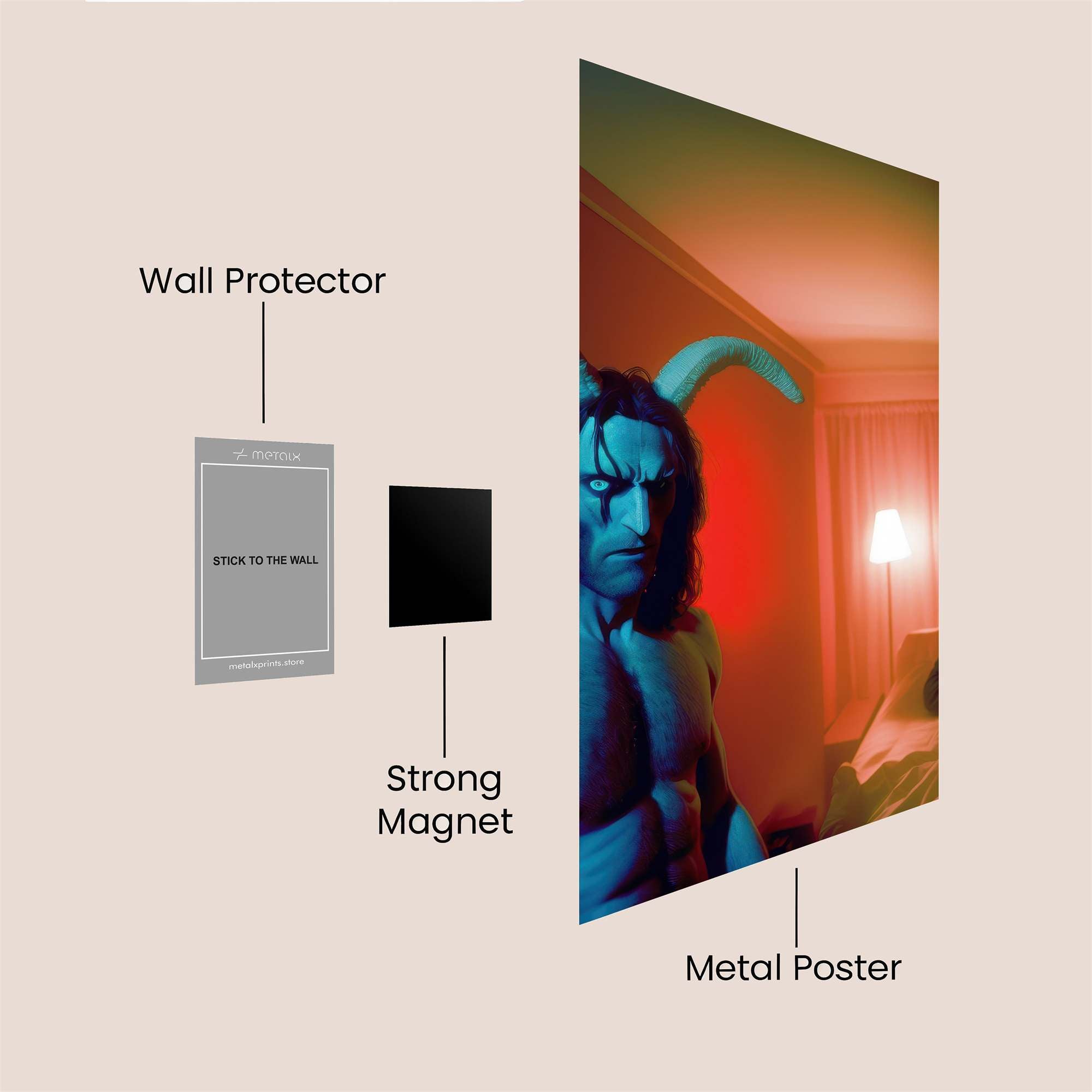 Satan's Surprise Safe Wall Magnetic / M