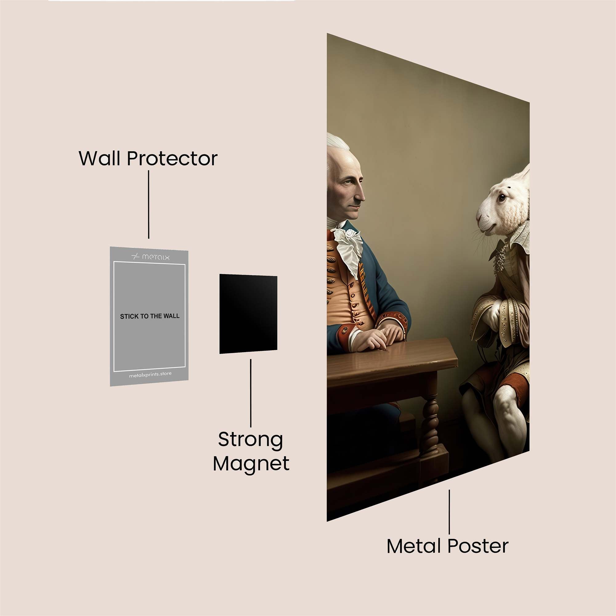 Washington Whimsy Safe Wall Magnetic / M