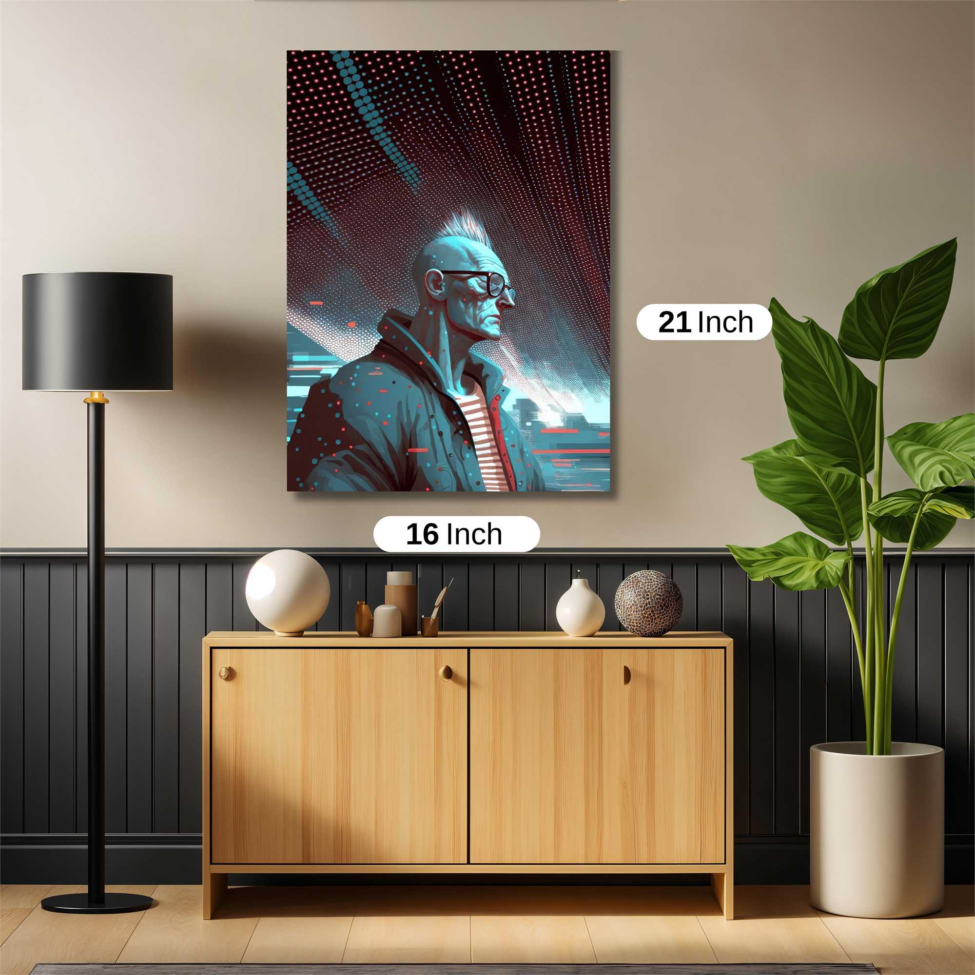 Cyberpunk Elegance Safe Wall Magnetic / M