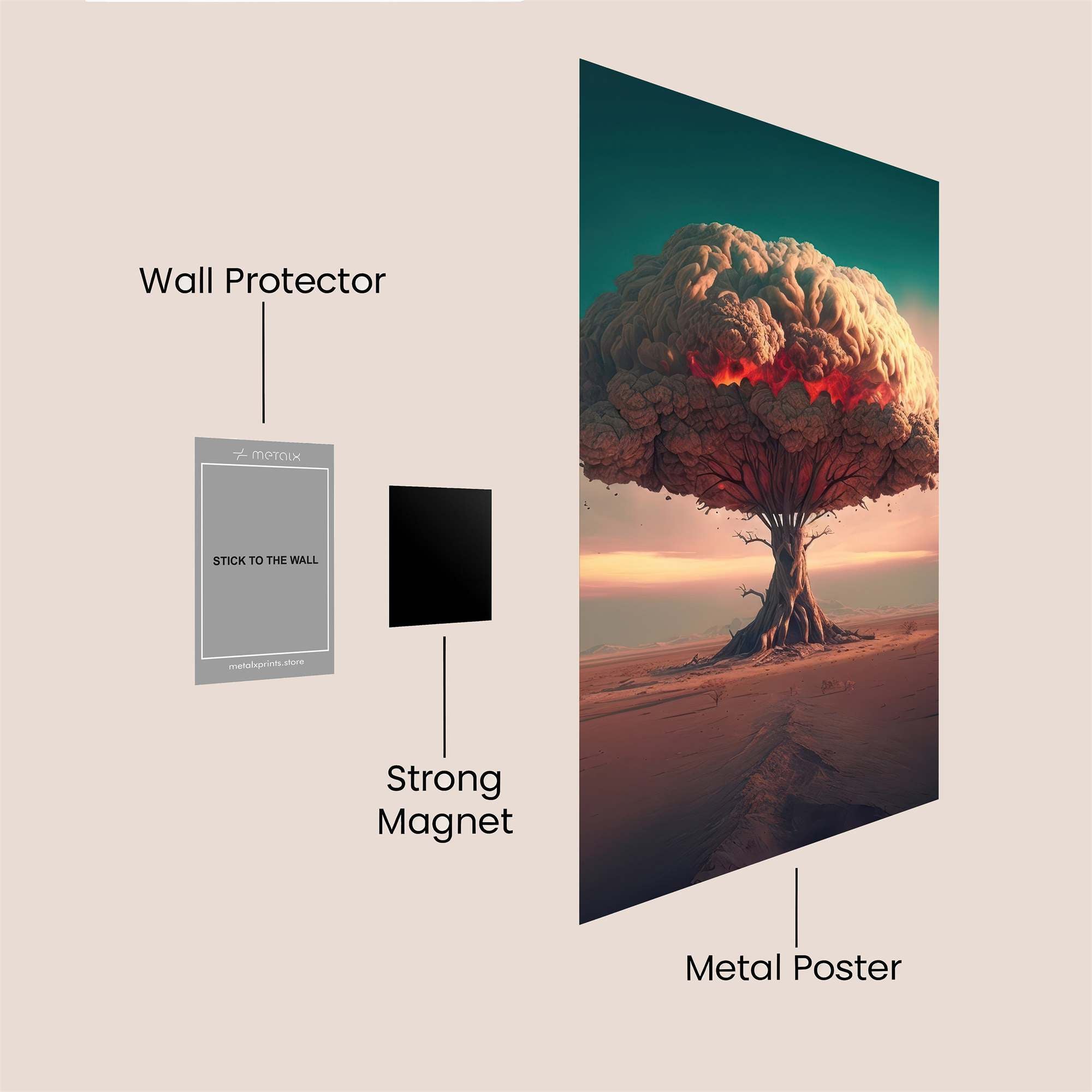 Apocalypse Dawn Safe Wall Magnetic / M