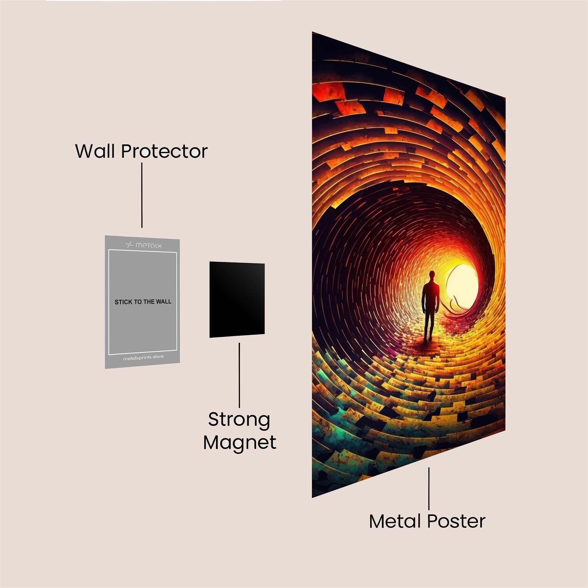 Journey Enlightened Safe Wall Magnetic / M