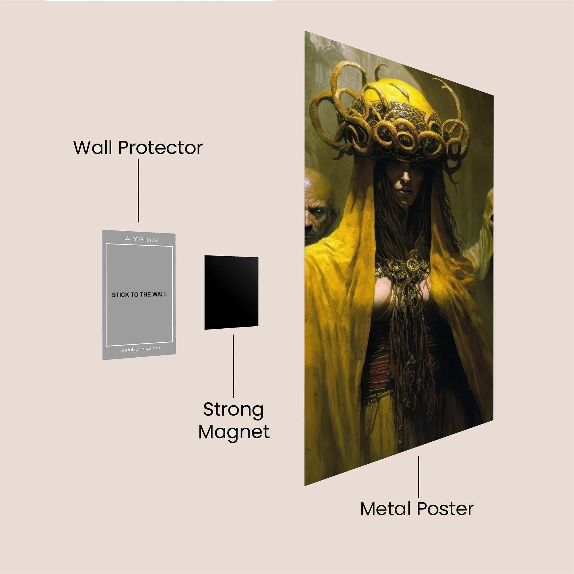 Aliens Enigmatic Safe Wall Magnetic / M