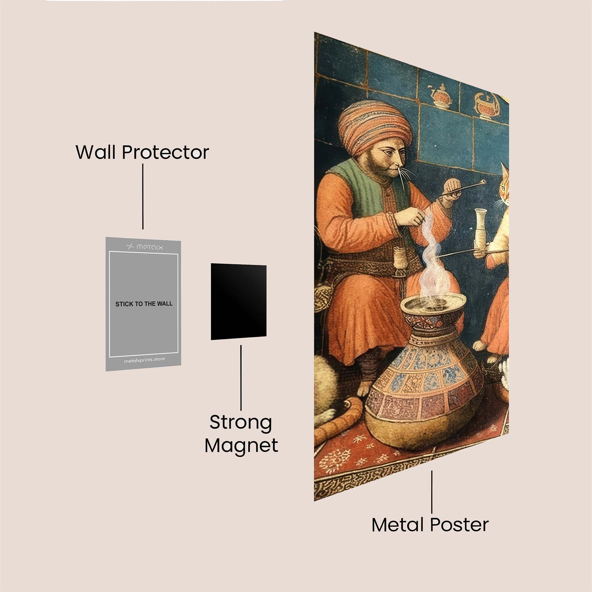 Cats' Brew Safe Wall Magnetic / M