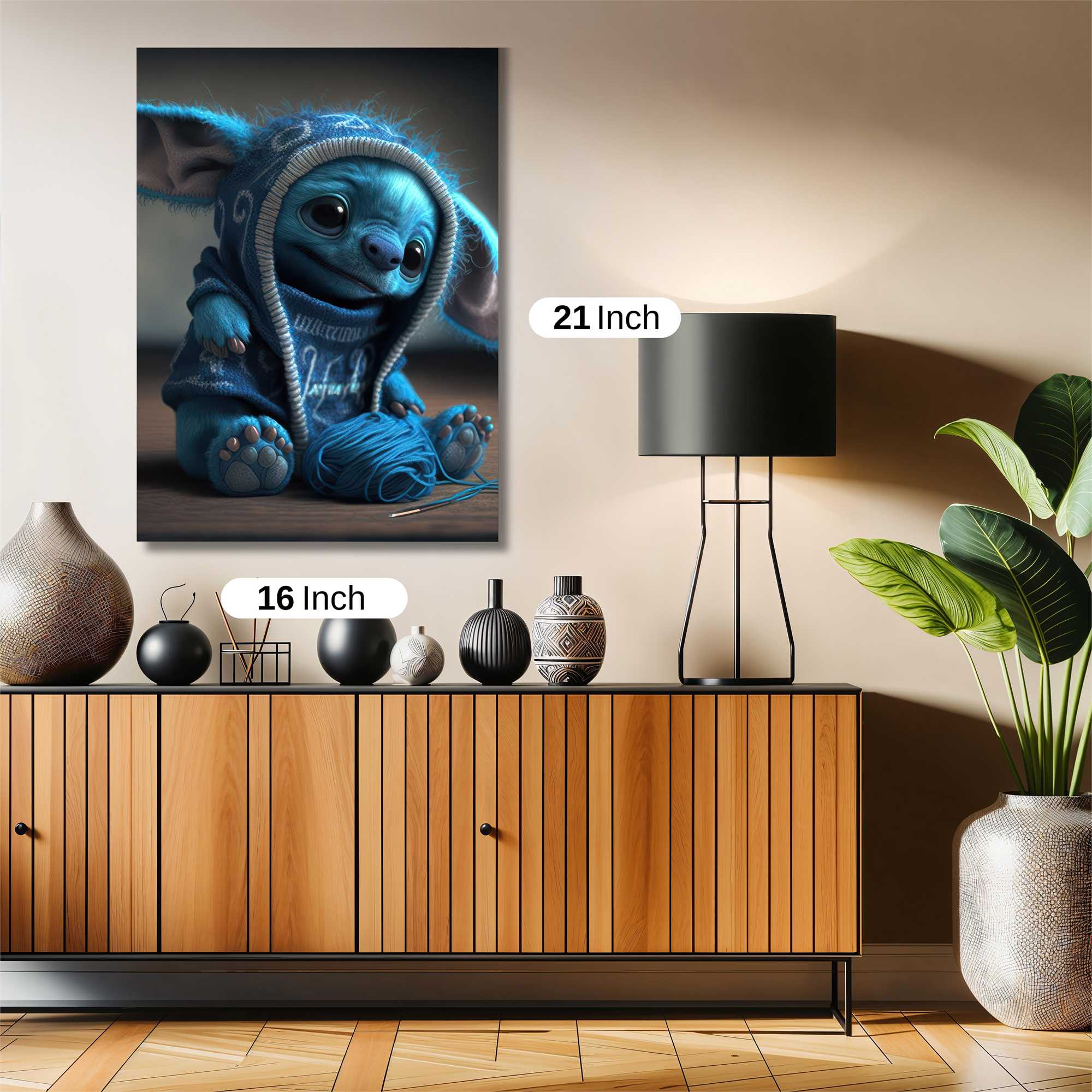 Stitch Cozy Safe Wall Magnetic / M