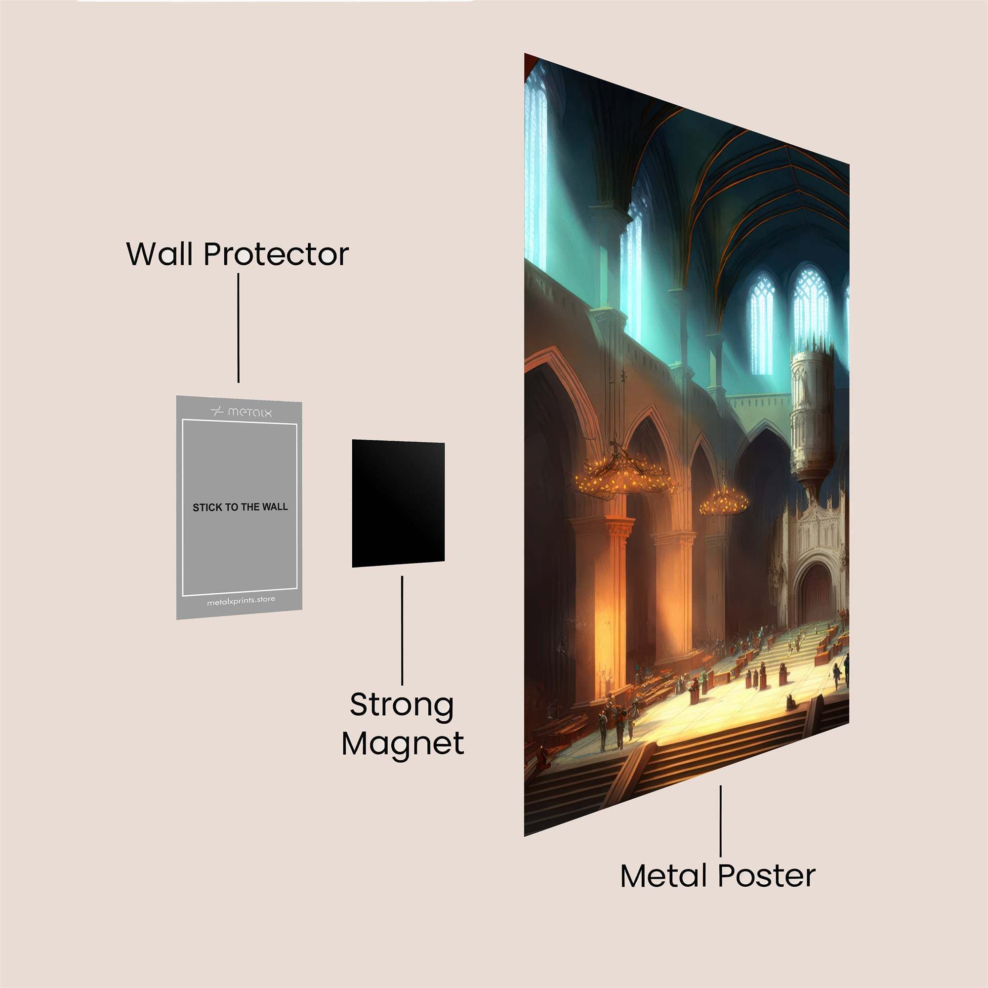 Cathedral Serenity Safe Wall Magnetic / M