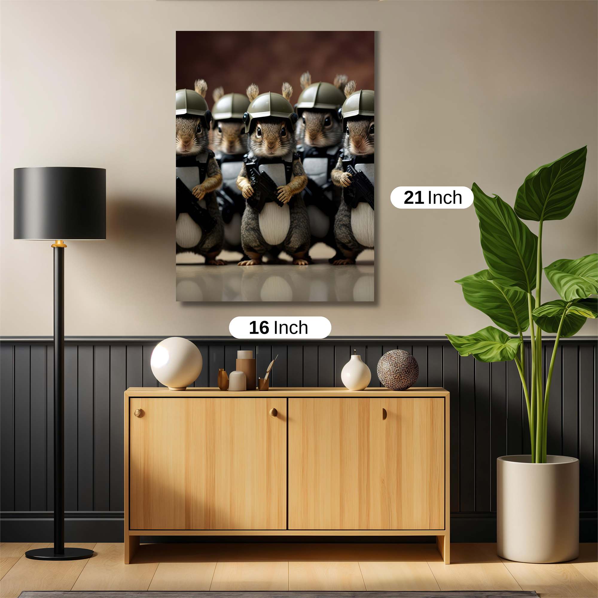 Squirrel Squad Safe Wall Magnetic / M
