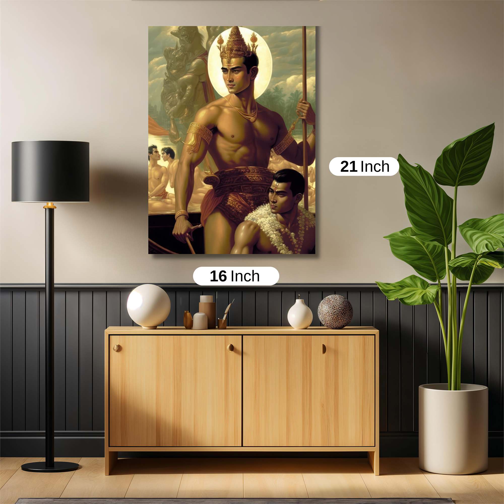Hanuman Divine Safe Wall Magnetic / M