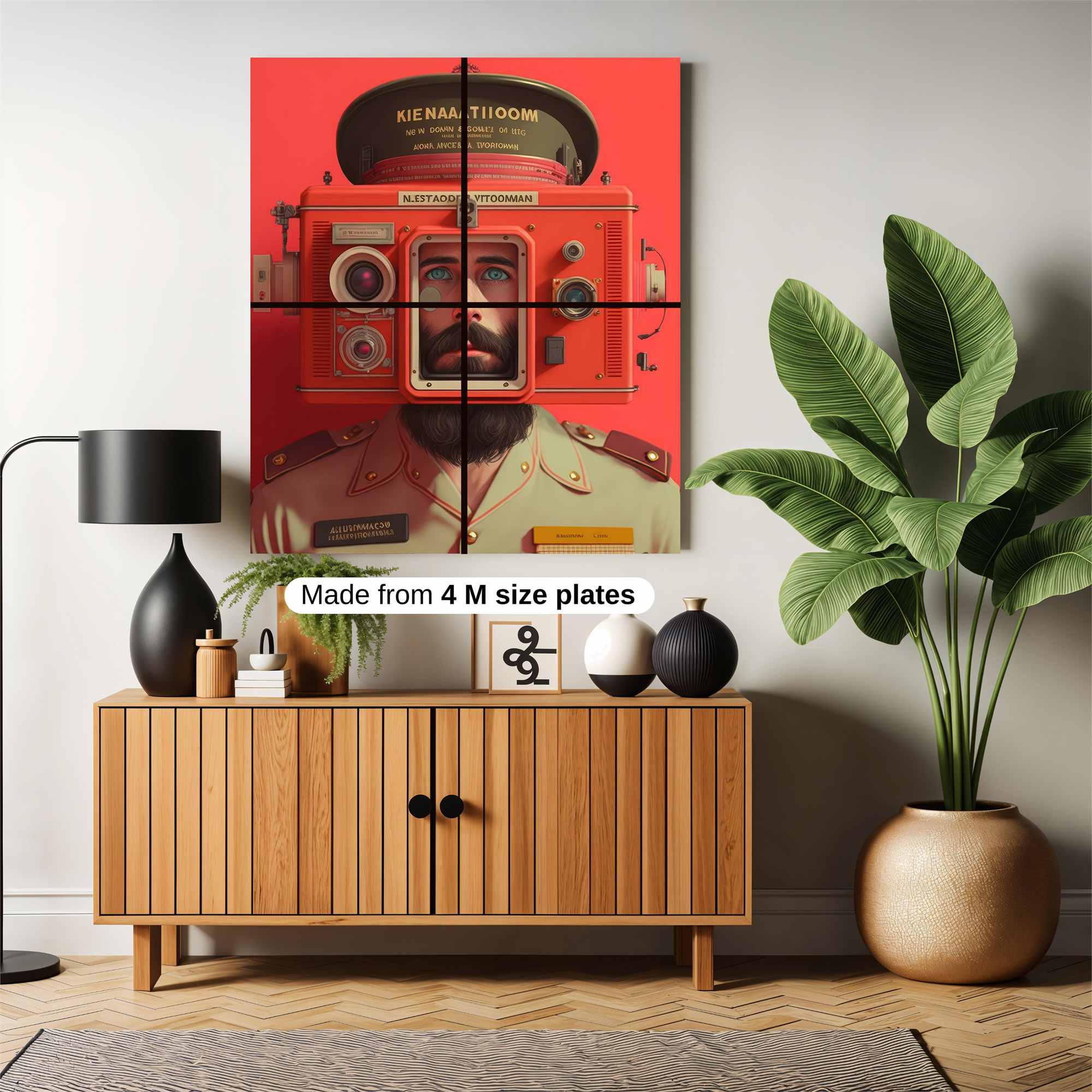 Captain Quirky Safe Wall Magnetic / M