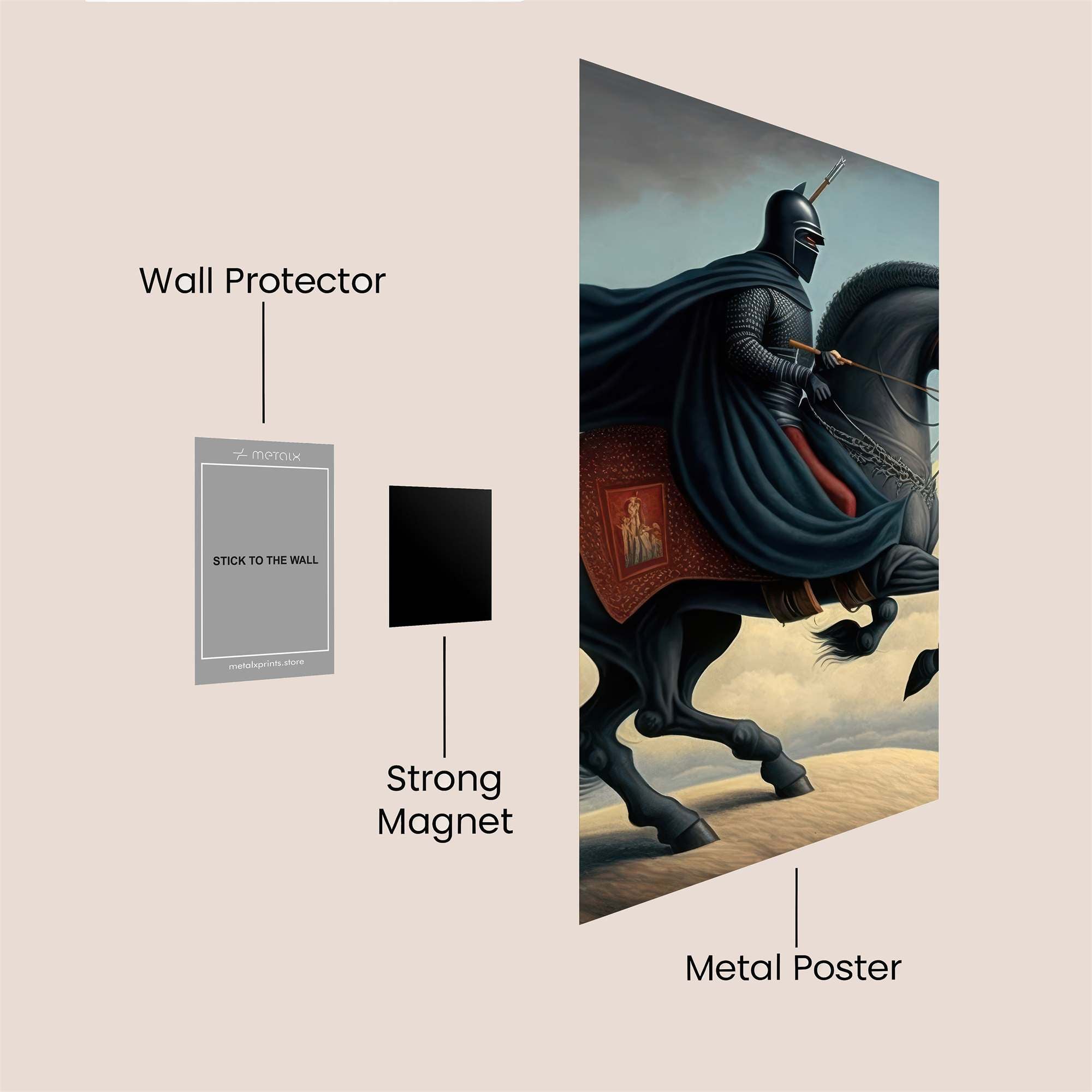 Knightly Enigma Safe Wall Magnetic / M