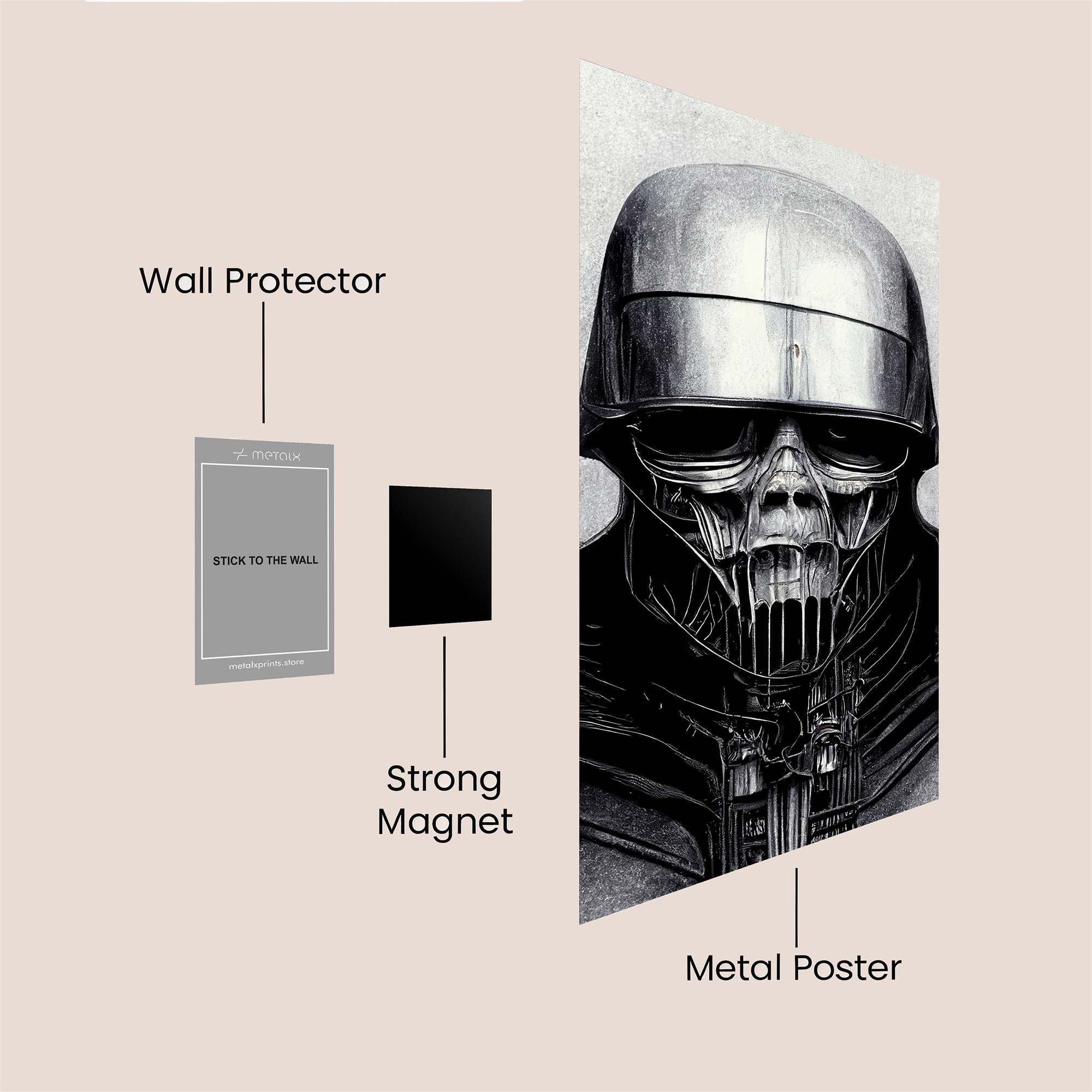 Darth Somber Safe Wall Magnetic / M