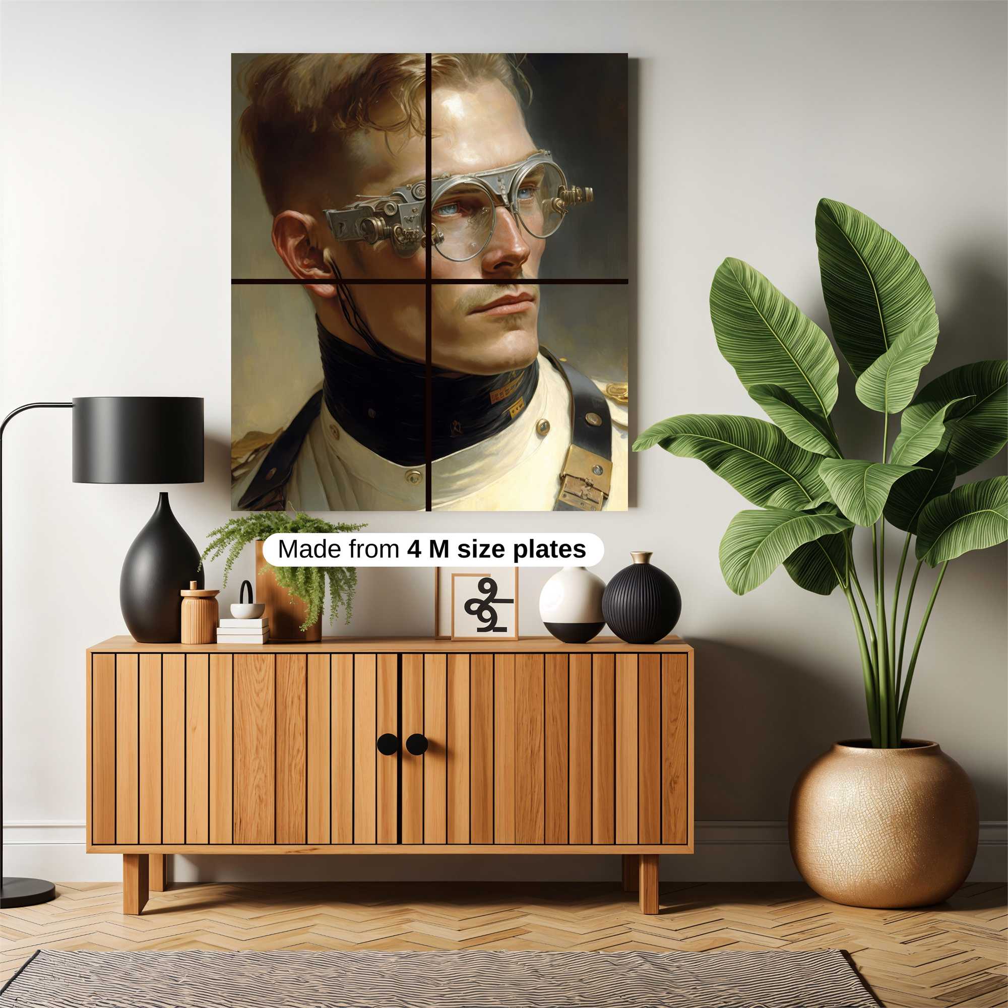 Steampunk Intrigue Safe Wall Magnetic / M