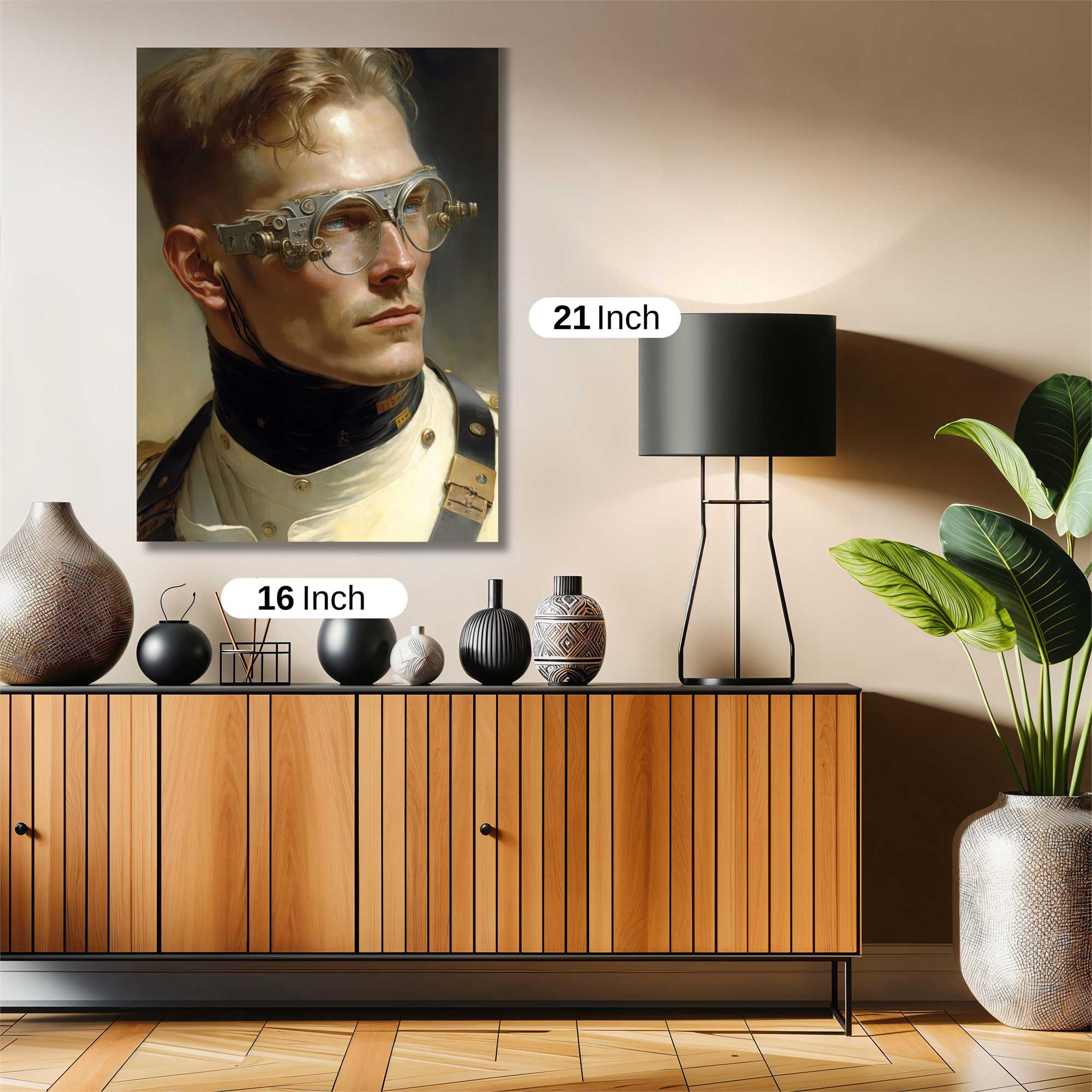 Steampunk Intrigue Safe Wall Magnetic / M