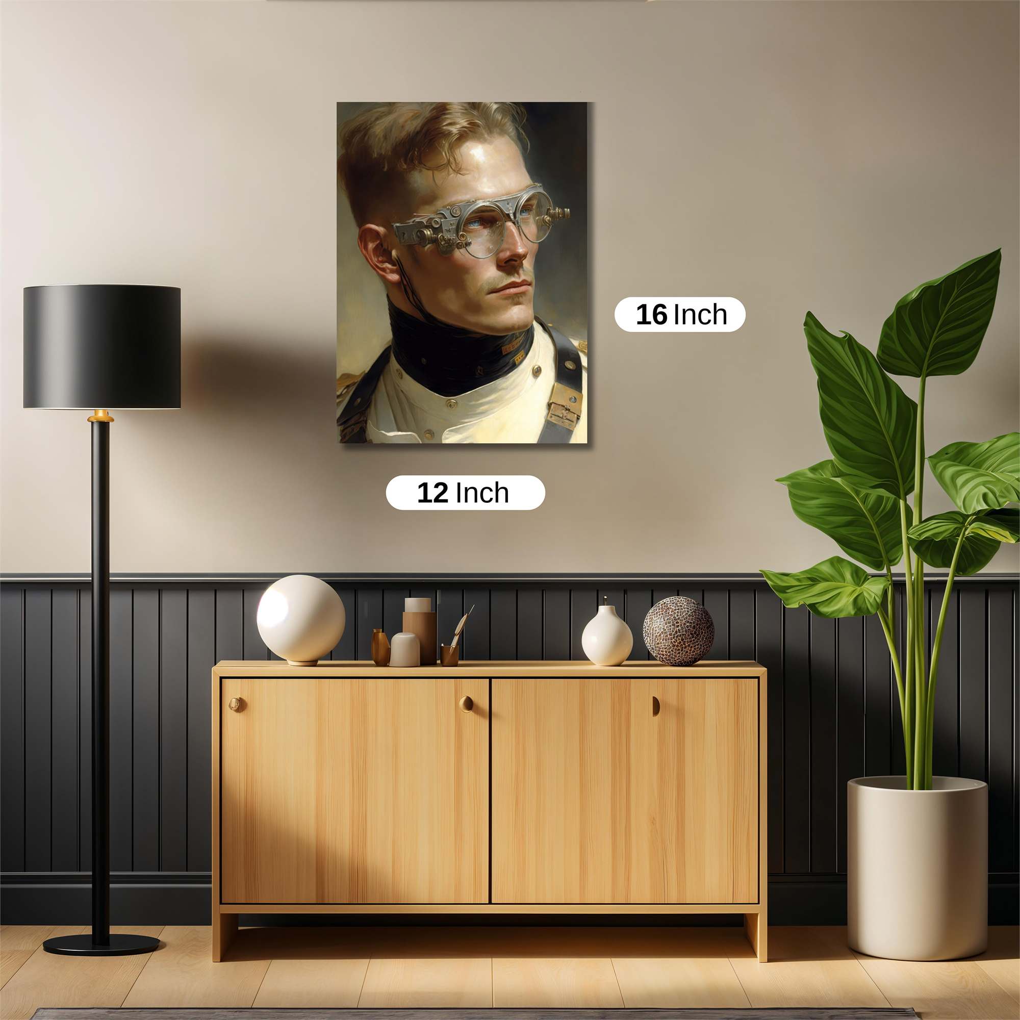 Steampunk Intrigue Safe Wall Magnetic / M