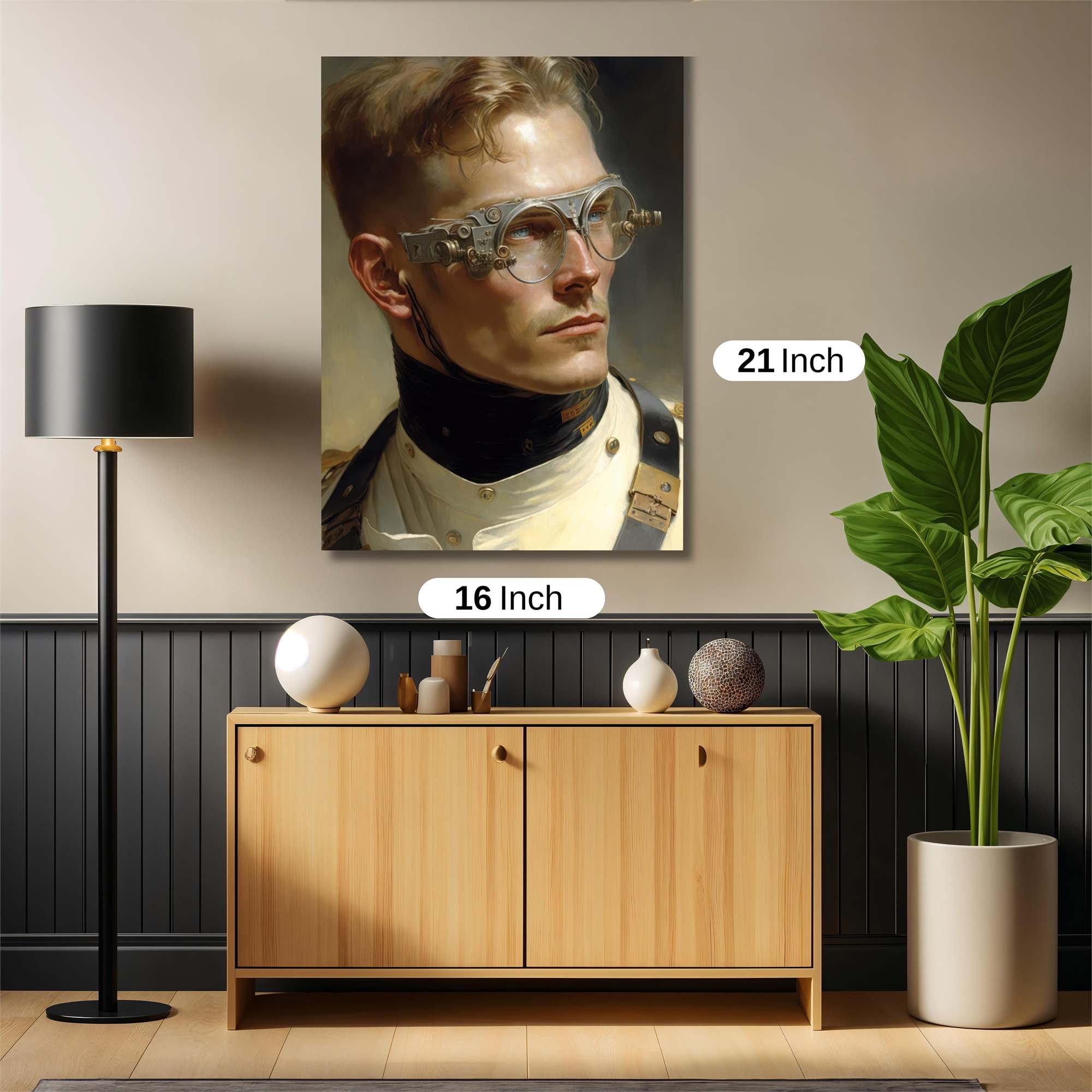 Steampunk Intrigue Safe Wall Magnetic / M