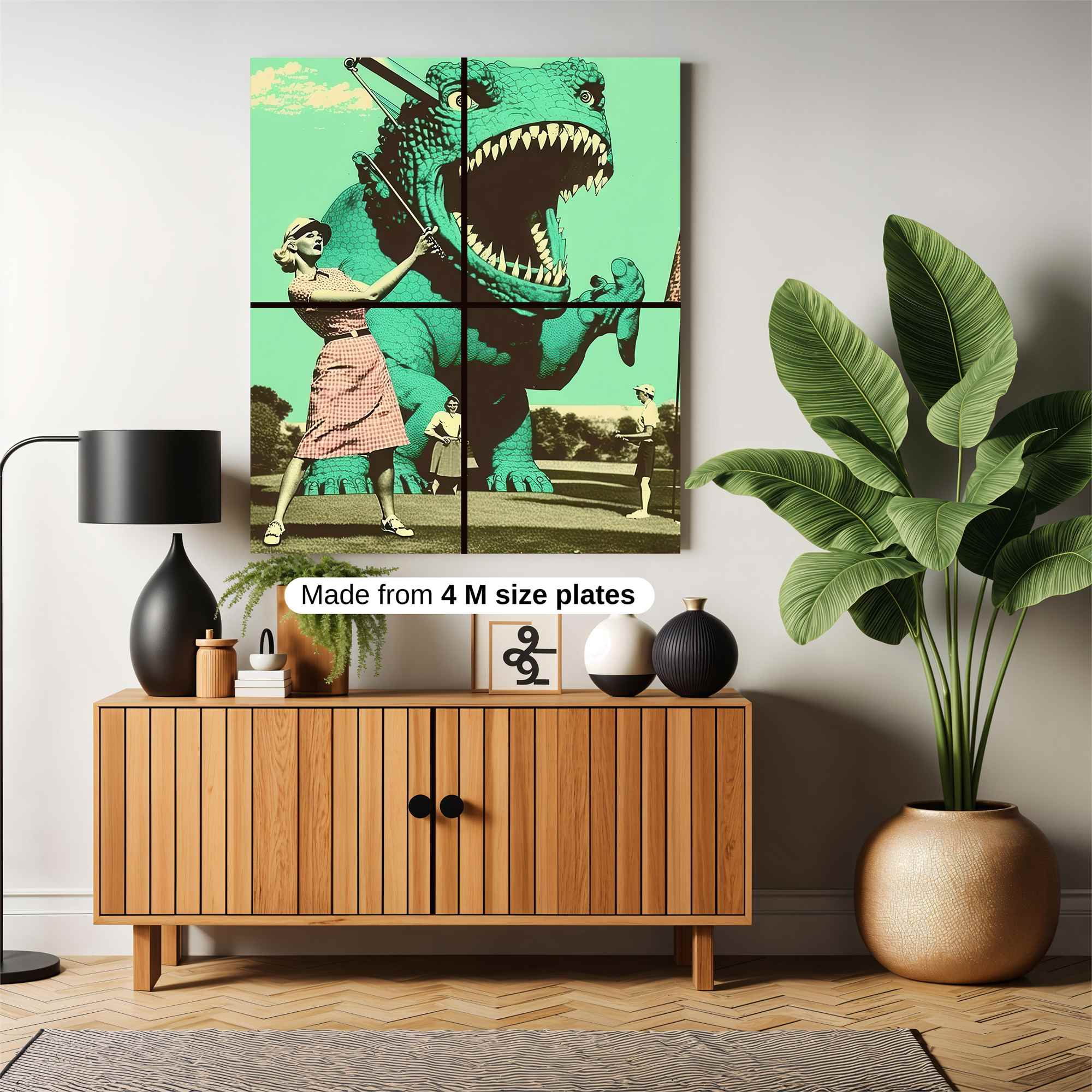 Dino Delight Safe Wall Magnetic / M