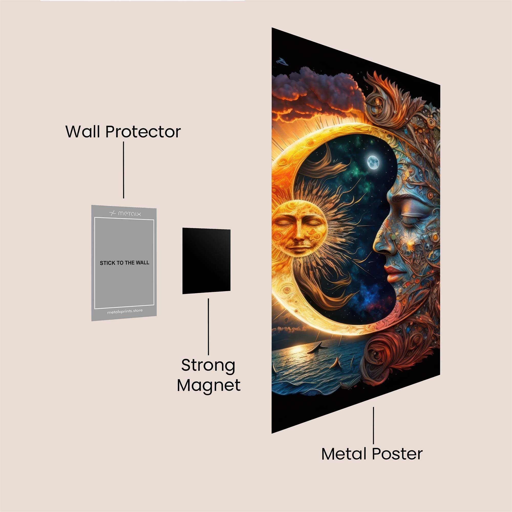 Solar Serenity Safe Wall Magnetic / M