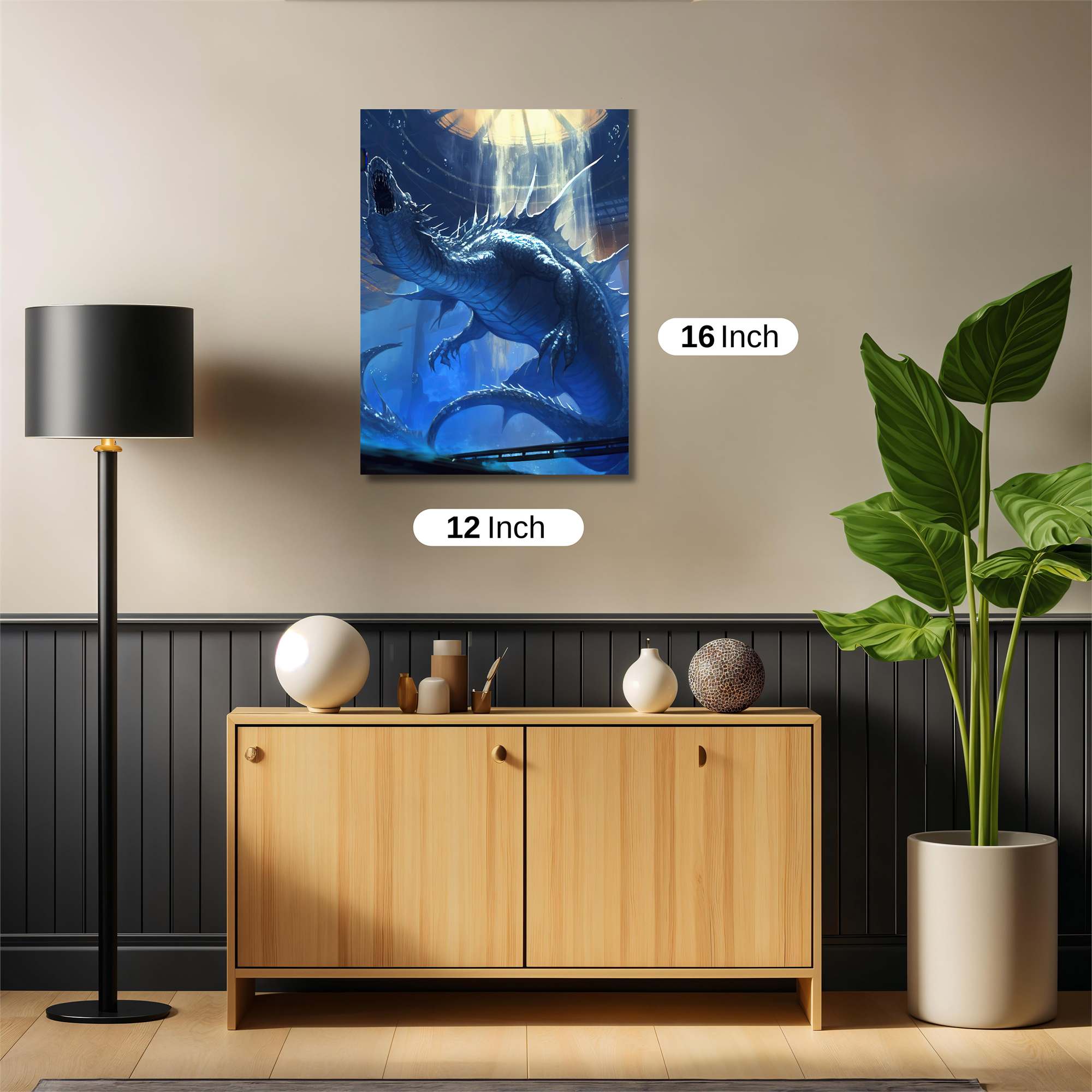 Godzilla Majestic Safe Wall Magnetic / M
