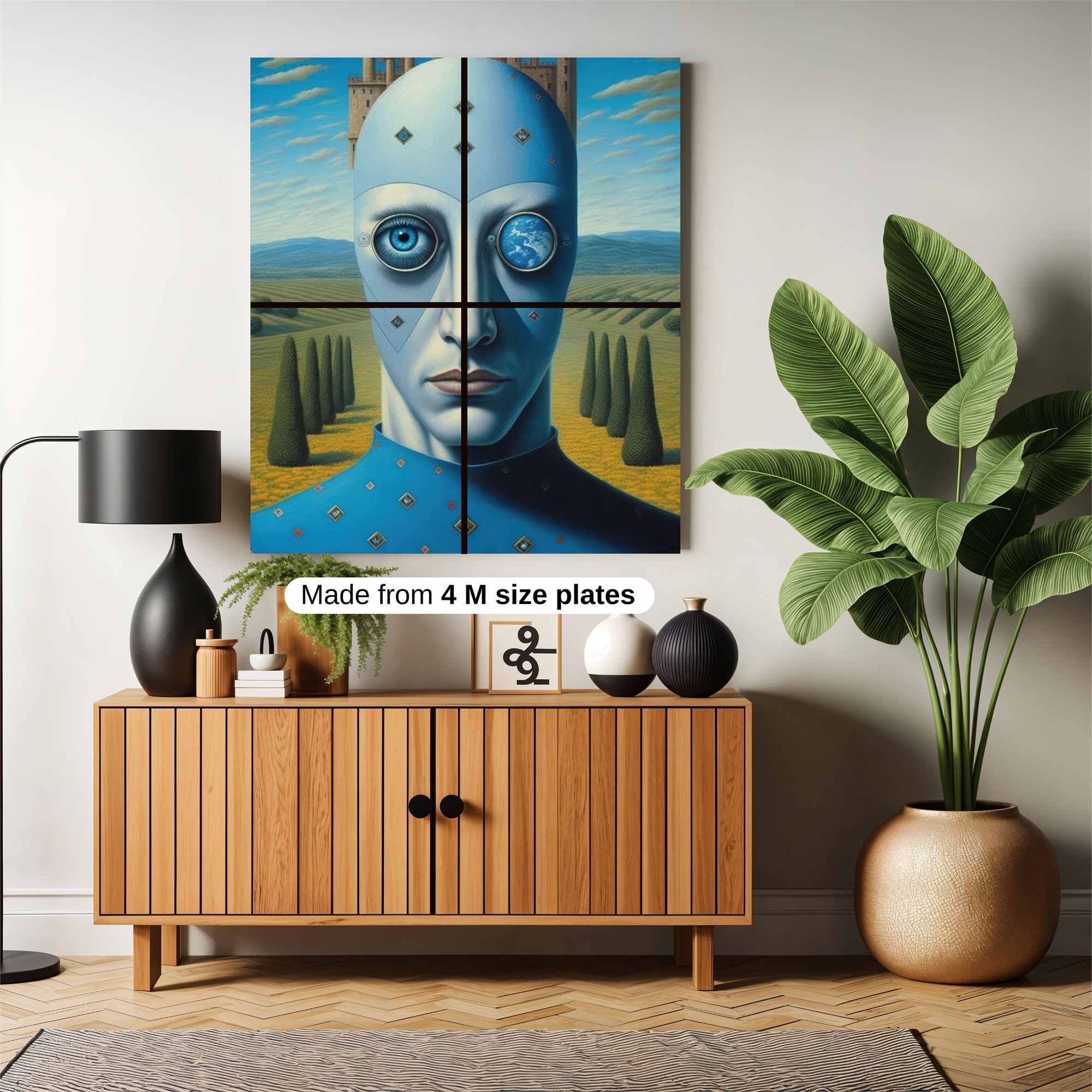 Robot Enigma Safe Wall Magnetic / M