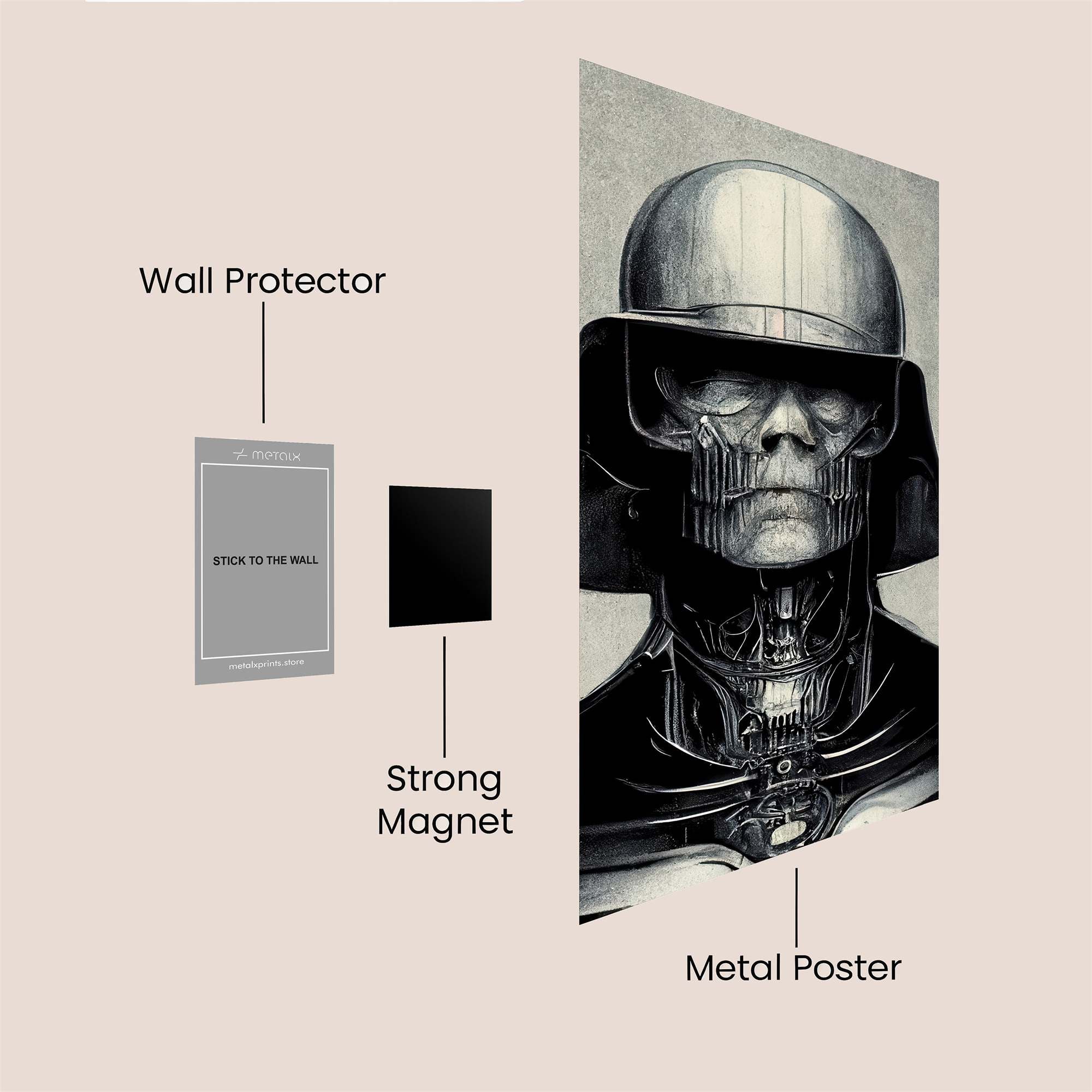 Darth Despair Safe Wall Magnetic / M