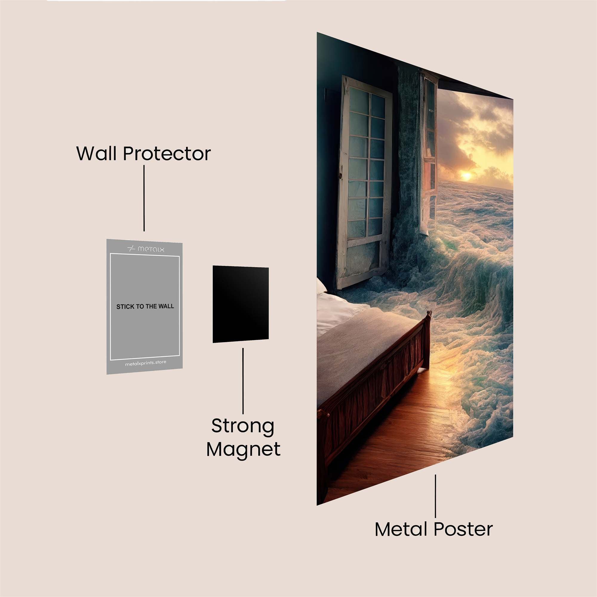 Oceanic Dream Safe Wall Magnetic / M