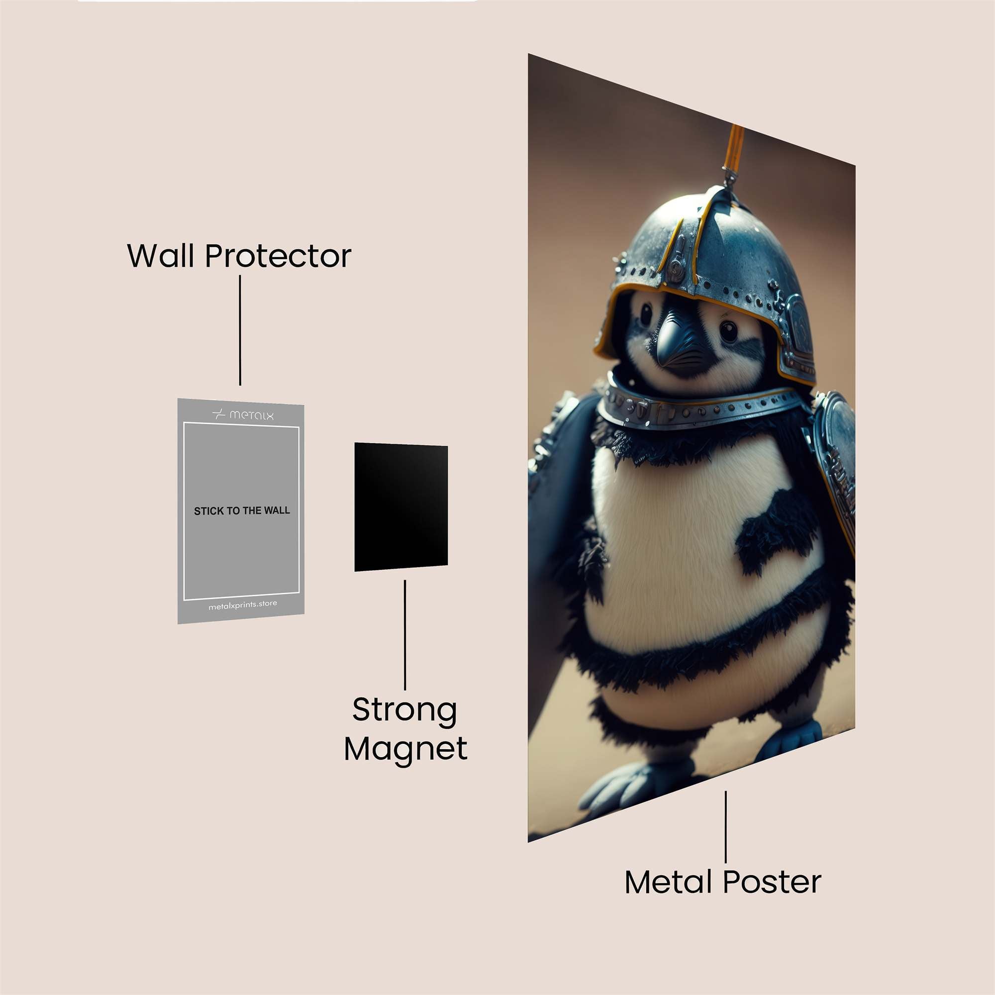 Penguin Valor Safe Wall Magnetic / M