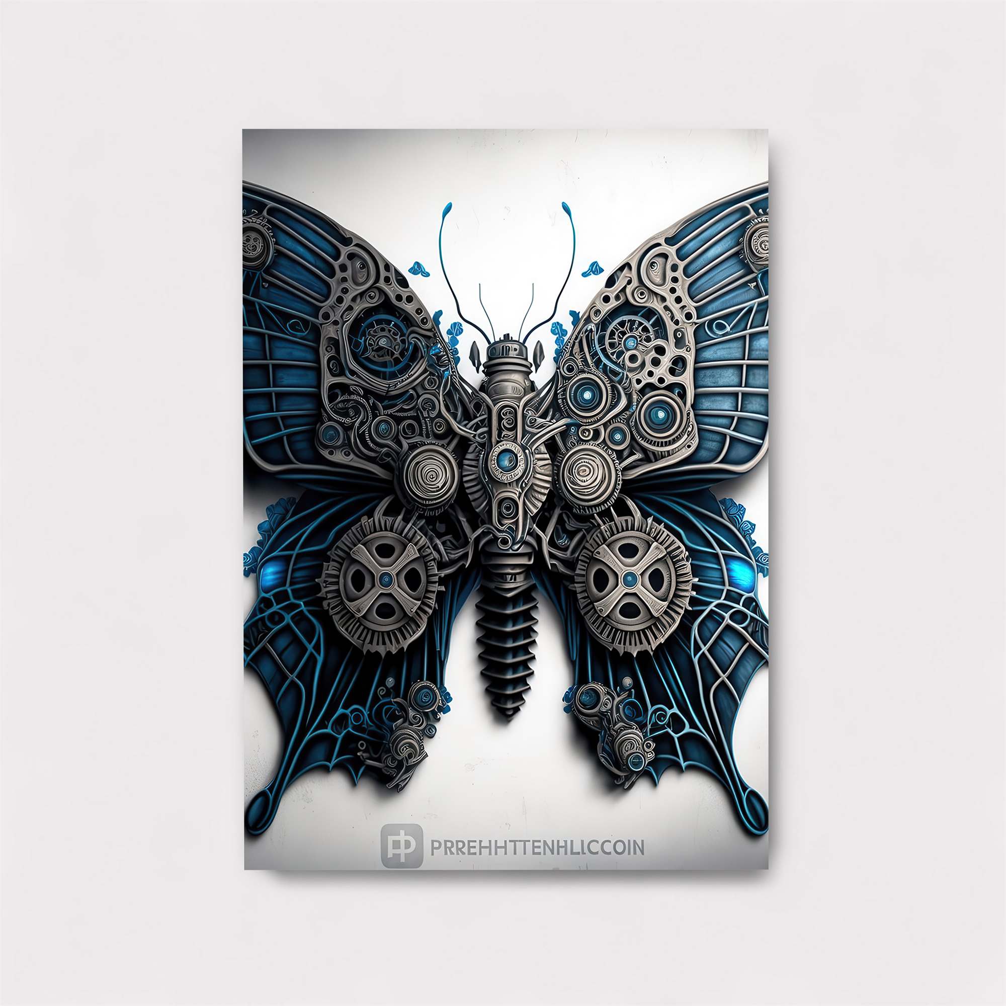 Butterfly Steampunk Safe Wall Magnetic / M