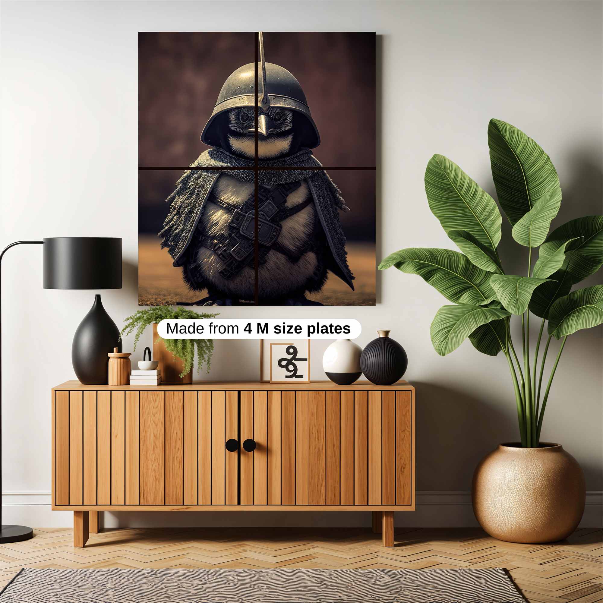 Penguin Warrior Safe Wall Magnetic / M
