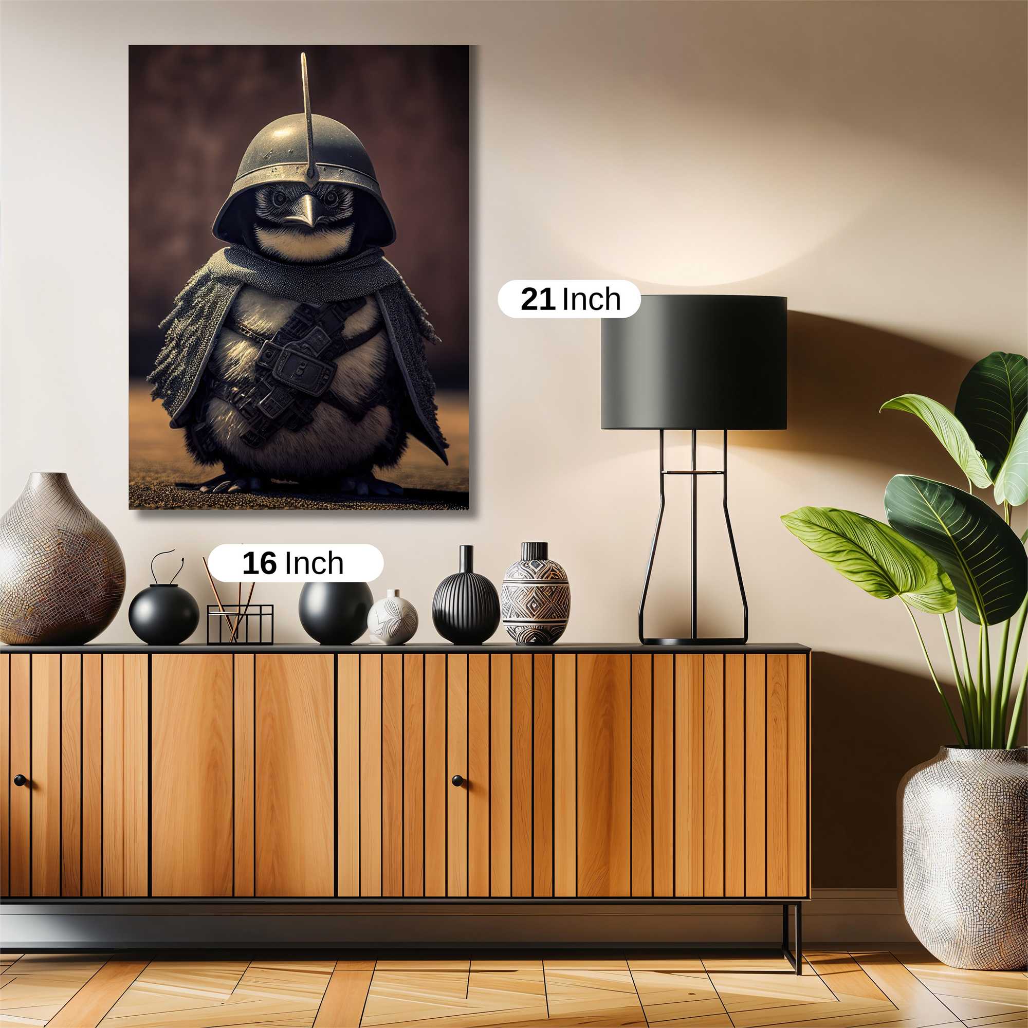 Penguin Warrior Safe Wall Magnetic / M
