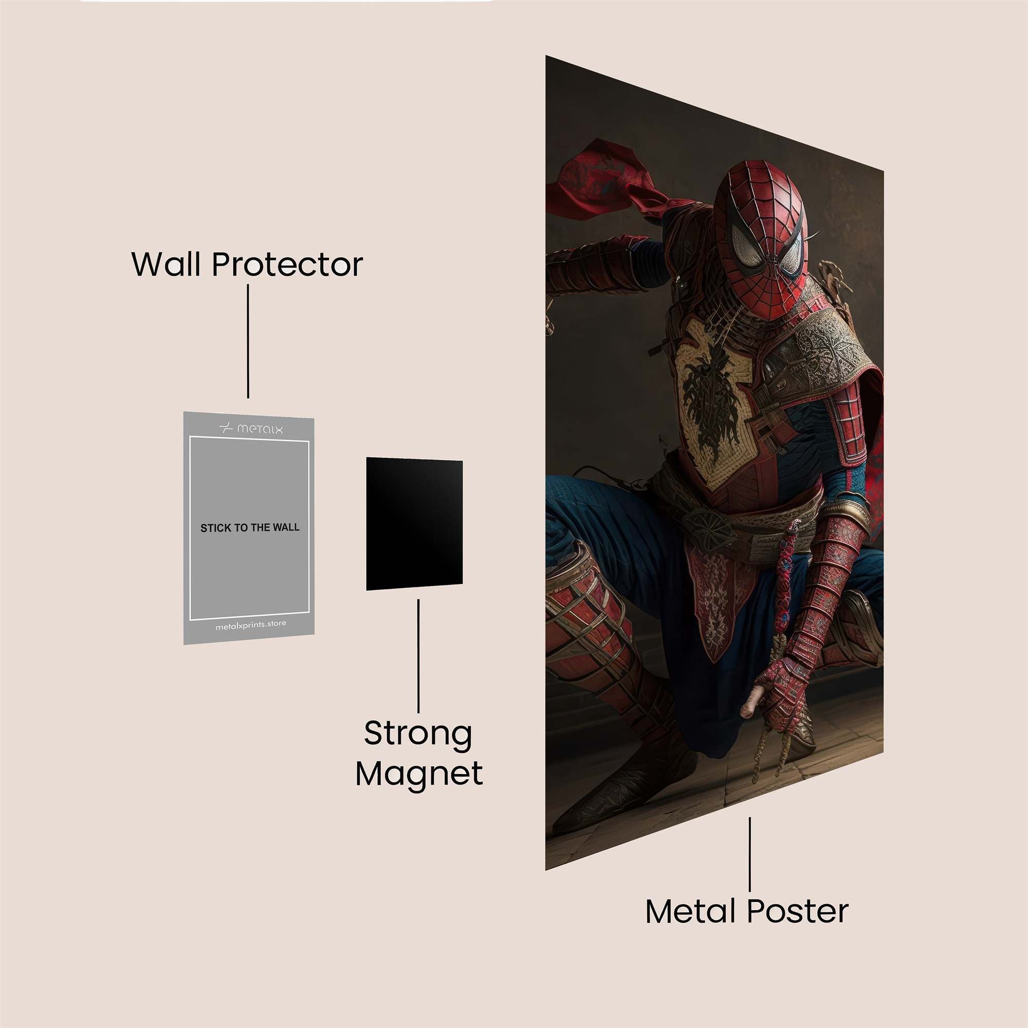 Spider Knight Safe Wall Magnetic / M