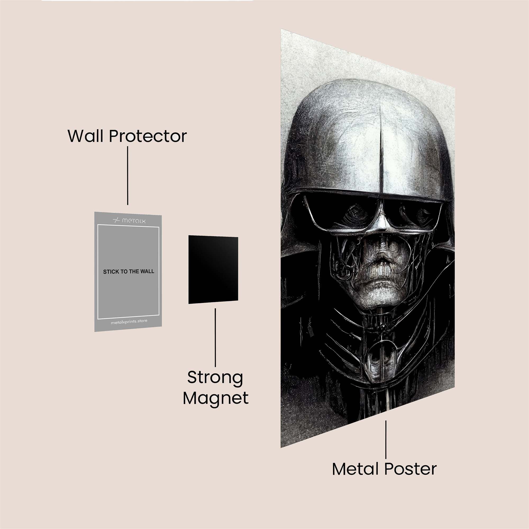 Darth Somber Safe Wall Magnetic / M