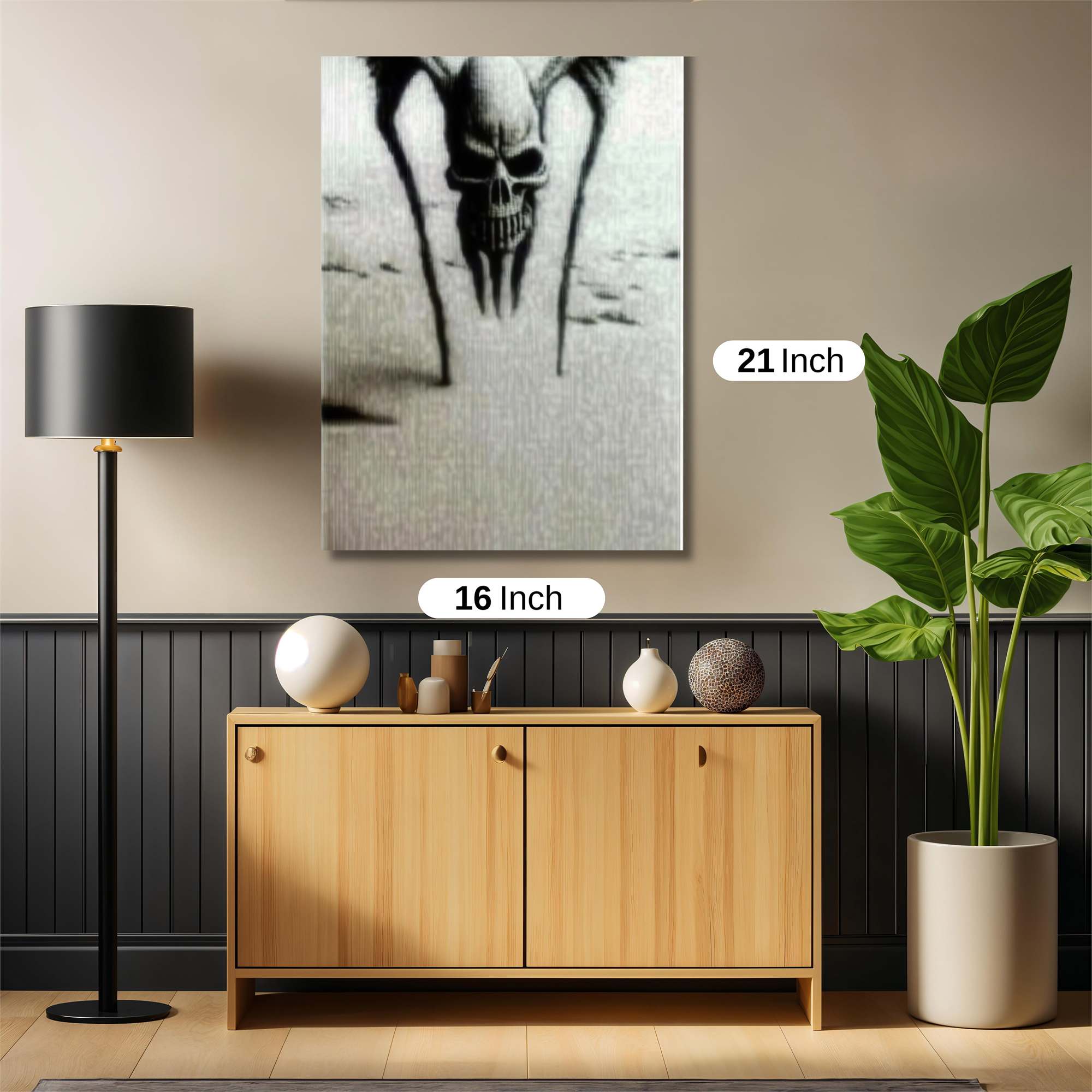 Skull Eclipse Safe Wall Magnetic / M