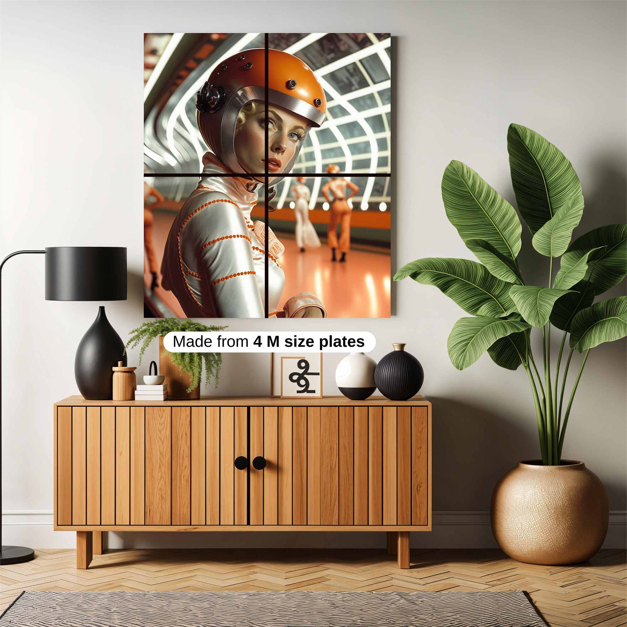 Astronaut Enigma Safe Wall Magnetic / M