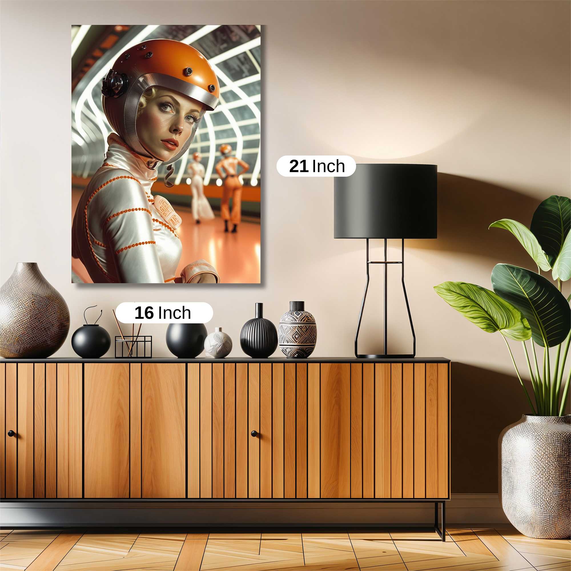 Astronaut Enigma Safe Wall Magnetic / M