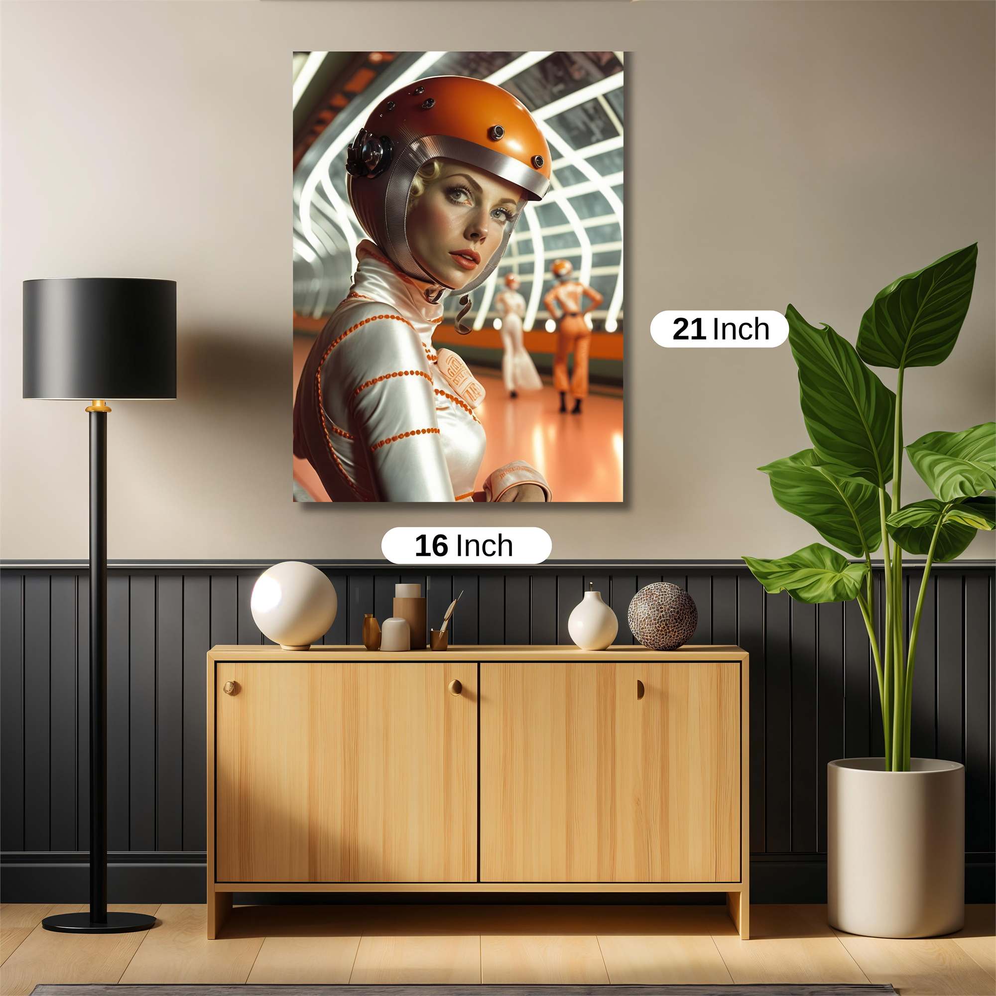 Astronaut Enigma Safe Wall Magnetic / M