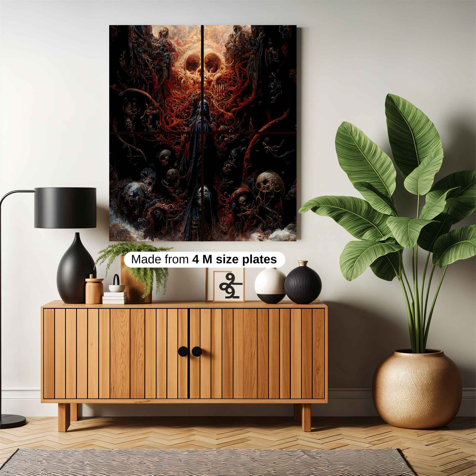 Skull Vortex Safe Wall Magnetic / M