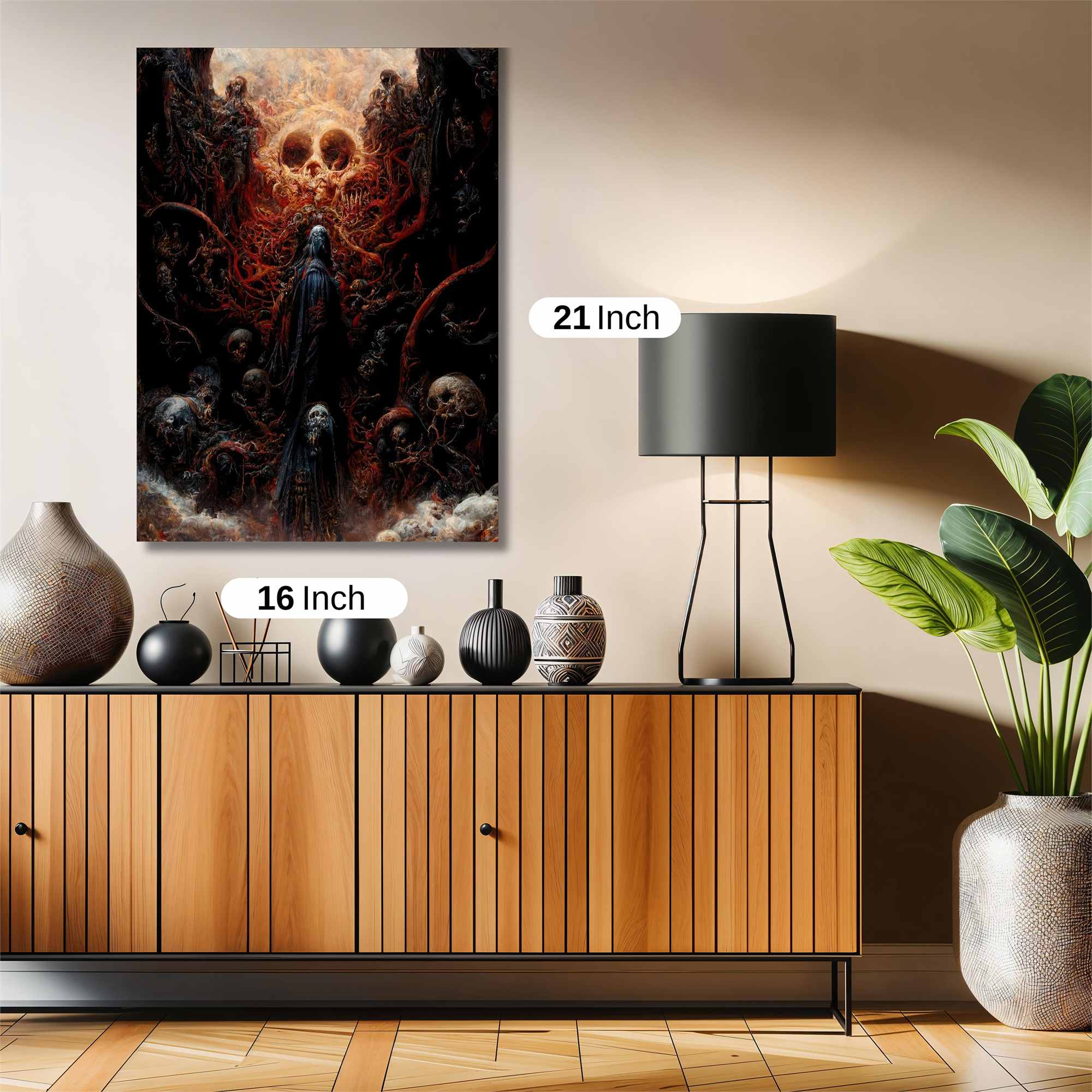 Skull Vortex Safe Wall Magnetic / M