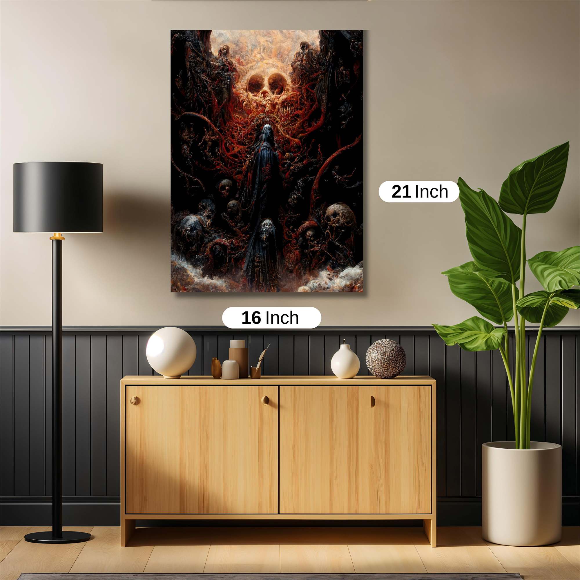 Skull Vortex Safe Wall Magnetic / M