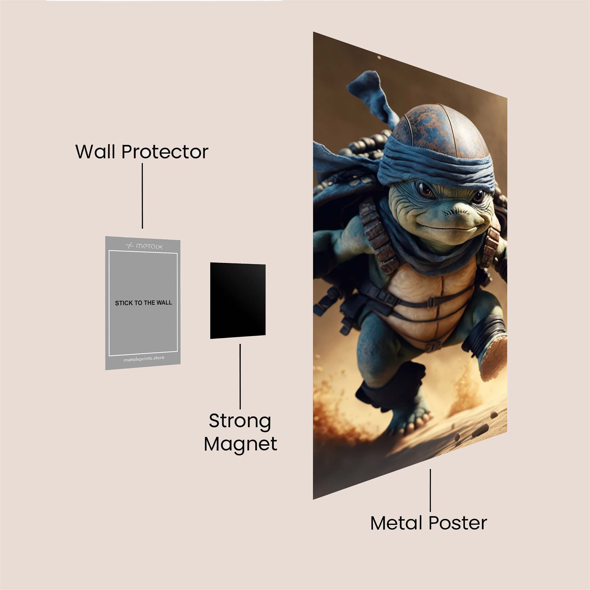 Leonardo Adventurous Safe Wall Magnetic / M