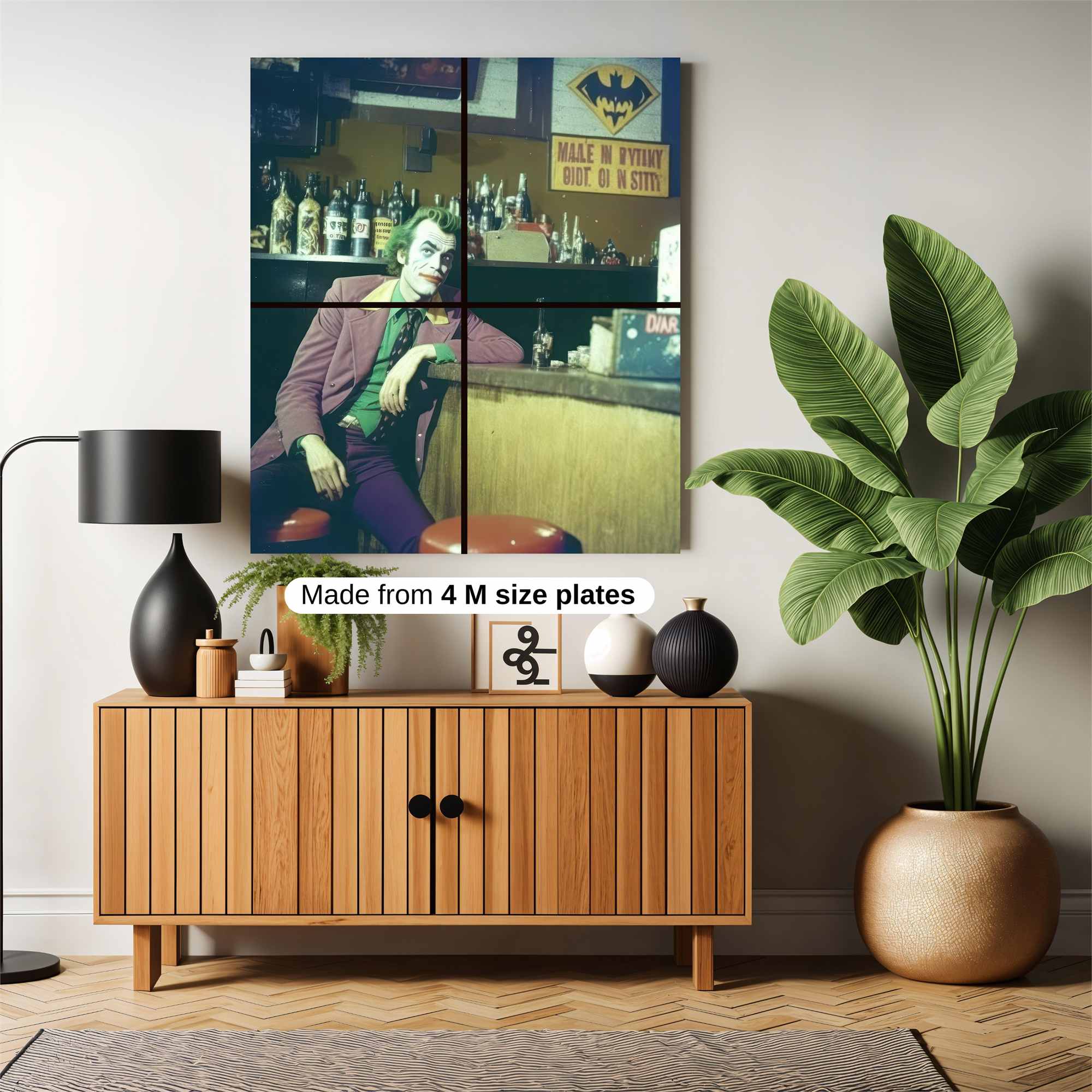 Joker Brooding Safe Wall Magnetic / M