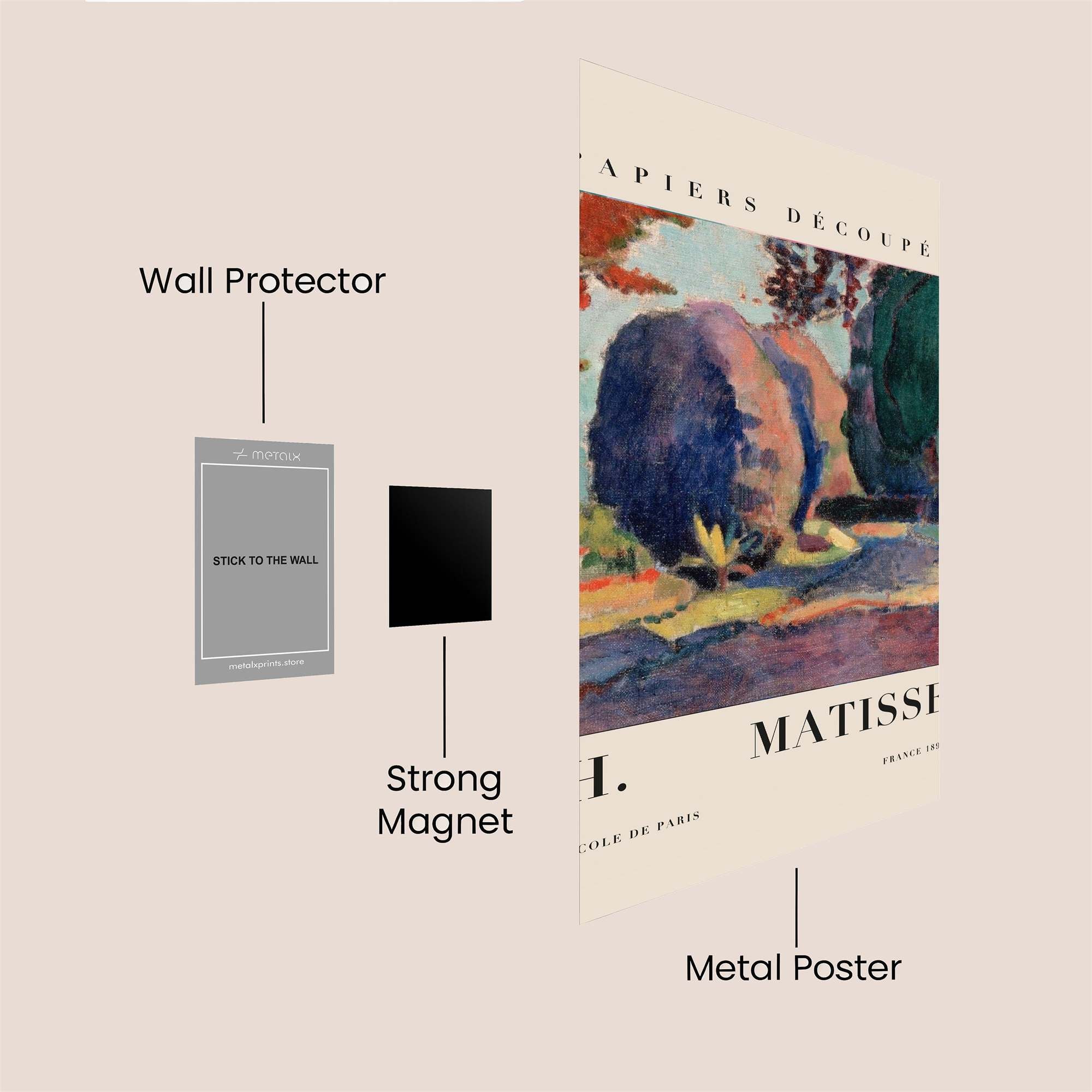 Matisse Whimsy Safe Wall Magnetic / M