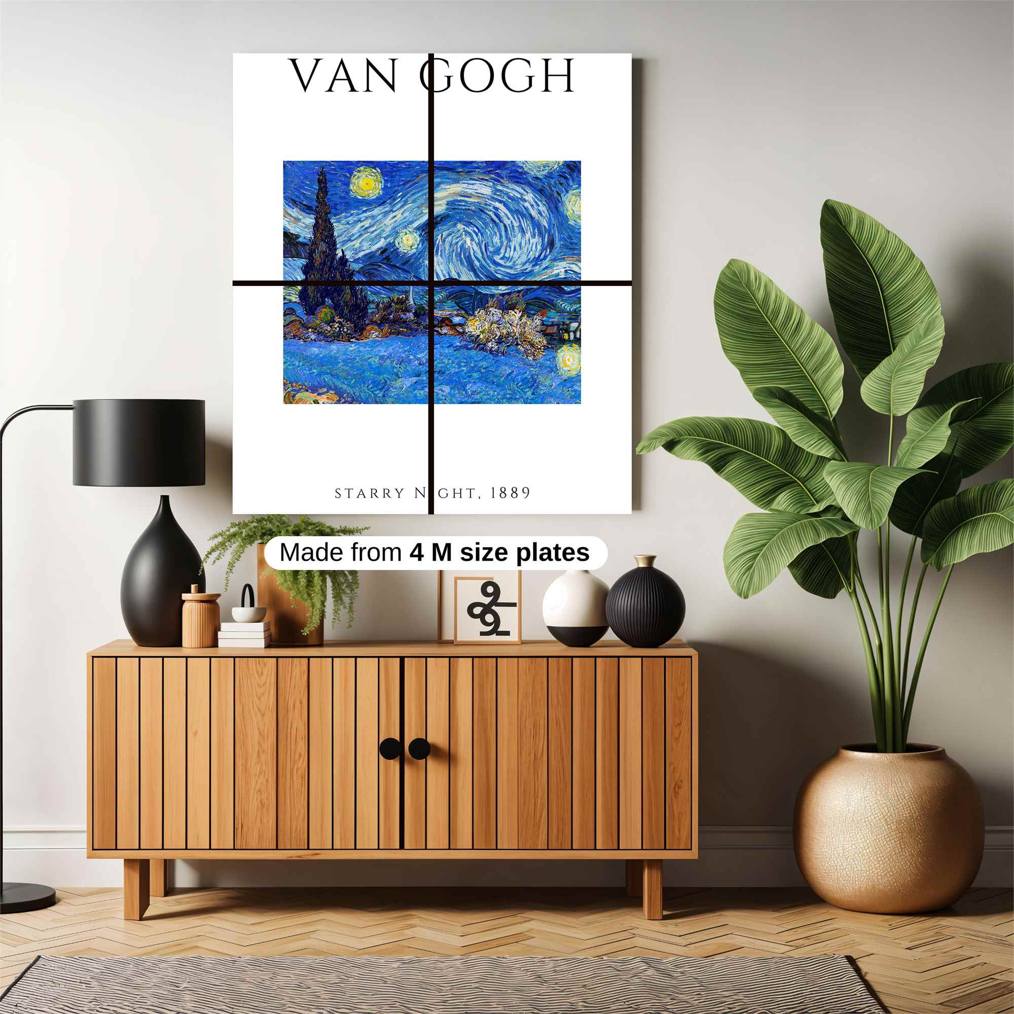 VanGogh Whirlwind Safe Wall Magnetic / M