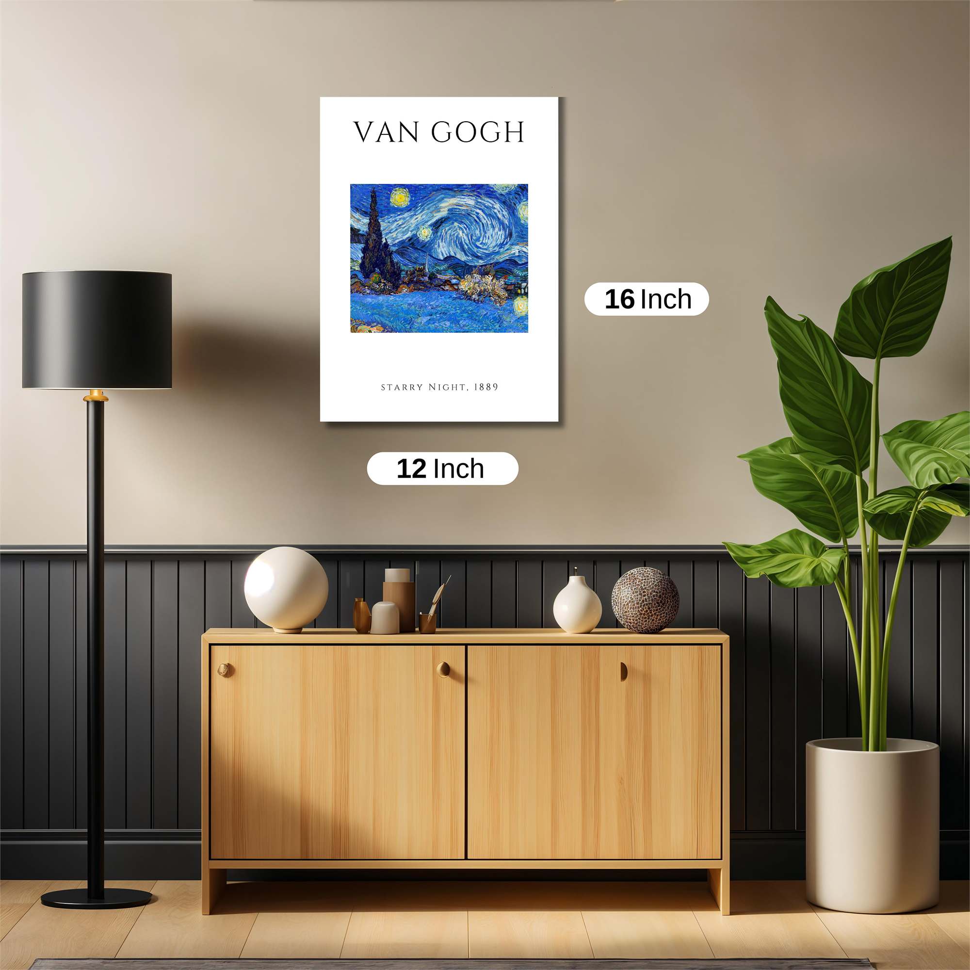VanGogh Whirlwind Safe Wall Magnetic / M