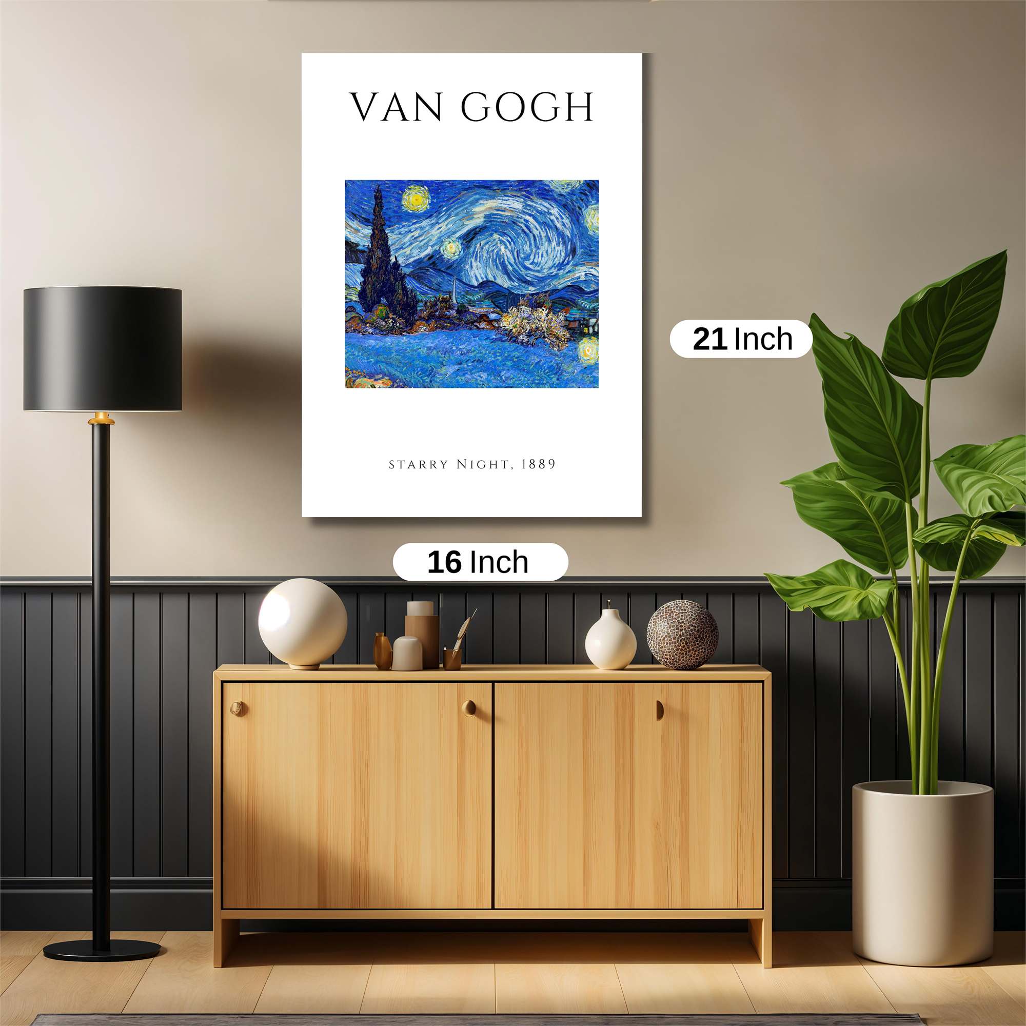 VanGogh Whirlwind Safe Wall Magnetic / M