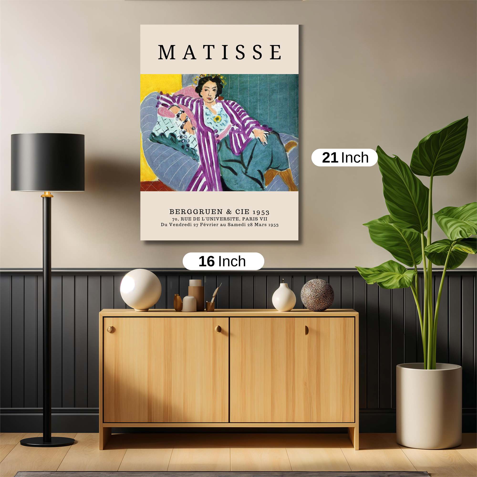 Matisse Reclines Safe Wall Magnetic / M