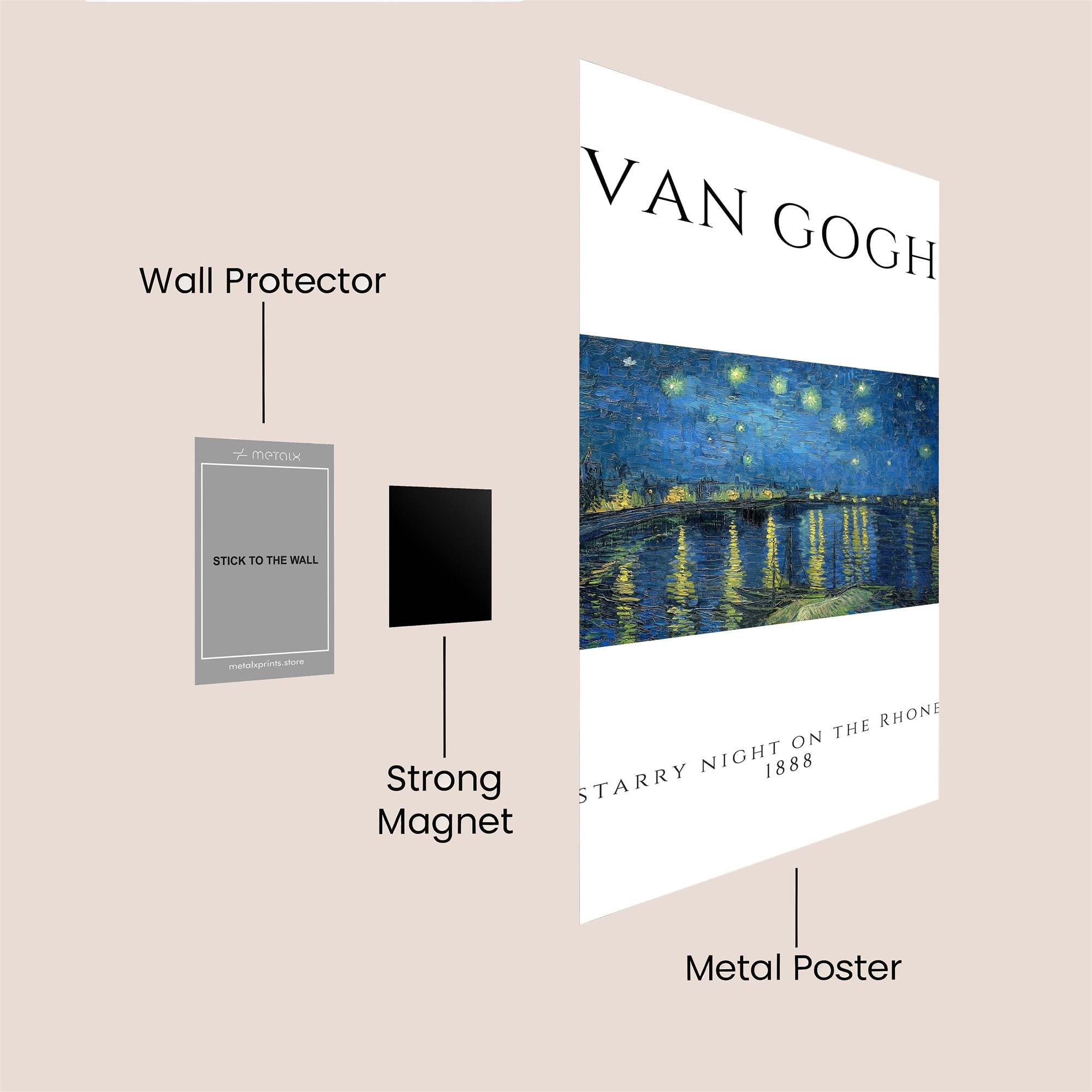 VanGogh Dreamy Safe Wall Magnetic / M