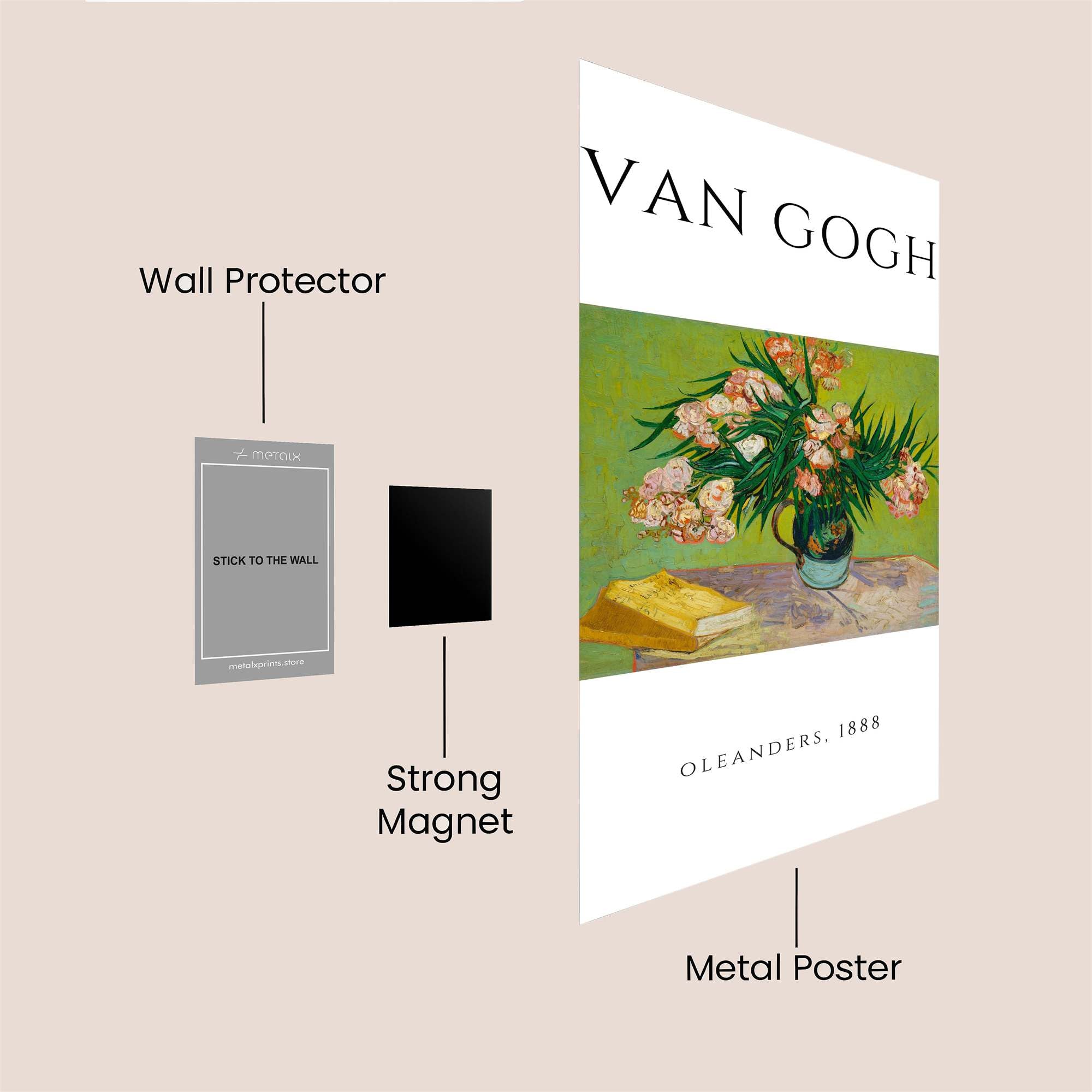 Van Gogh Serene Safe Wall Magnetic / M