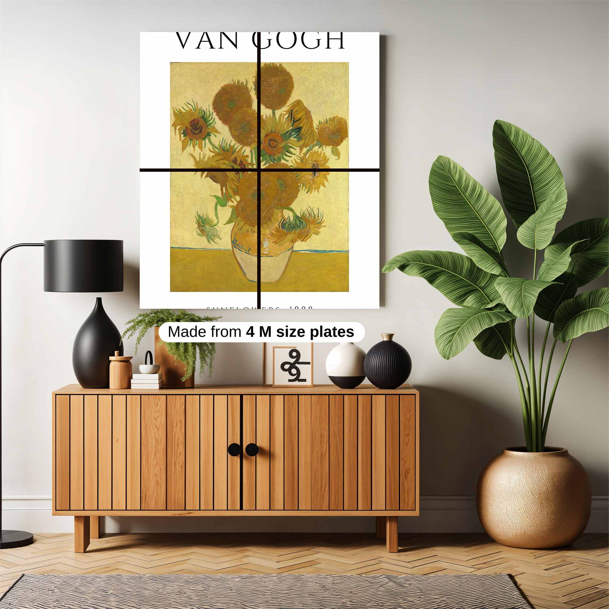 Van Gogh's Vibrant Safe Wall Magnetic / M