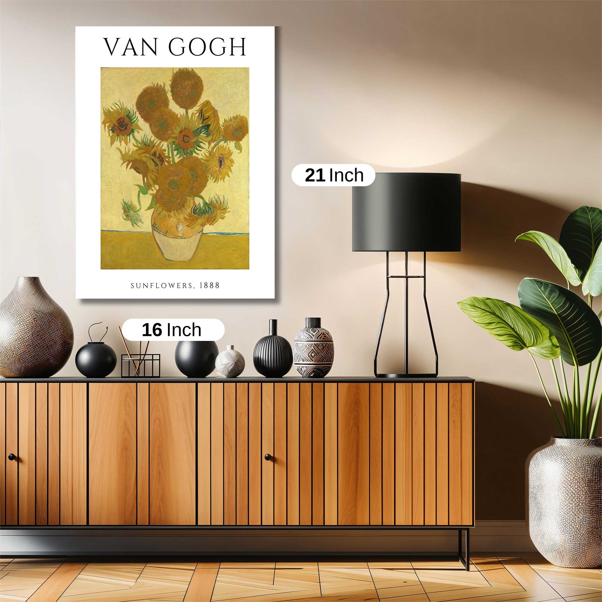 Van Gogh's Vibrant Safe Wall Magnetic / M