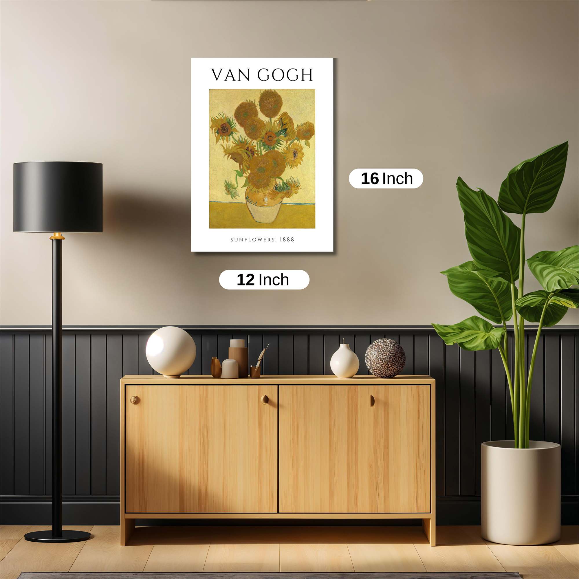 Van Gogh's Vibrant Safe Wall Magnetic / M