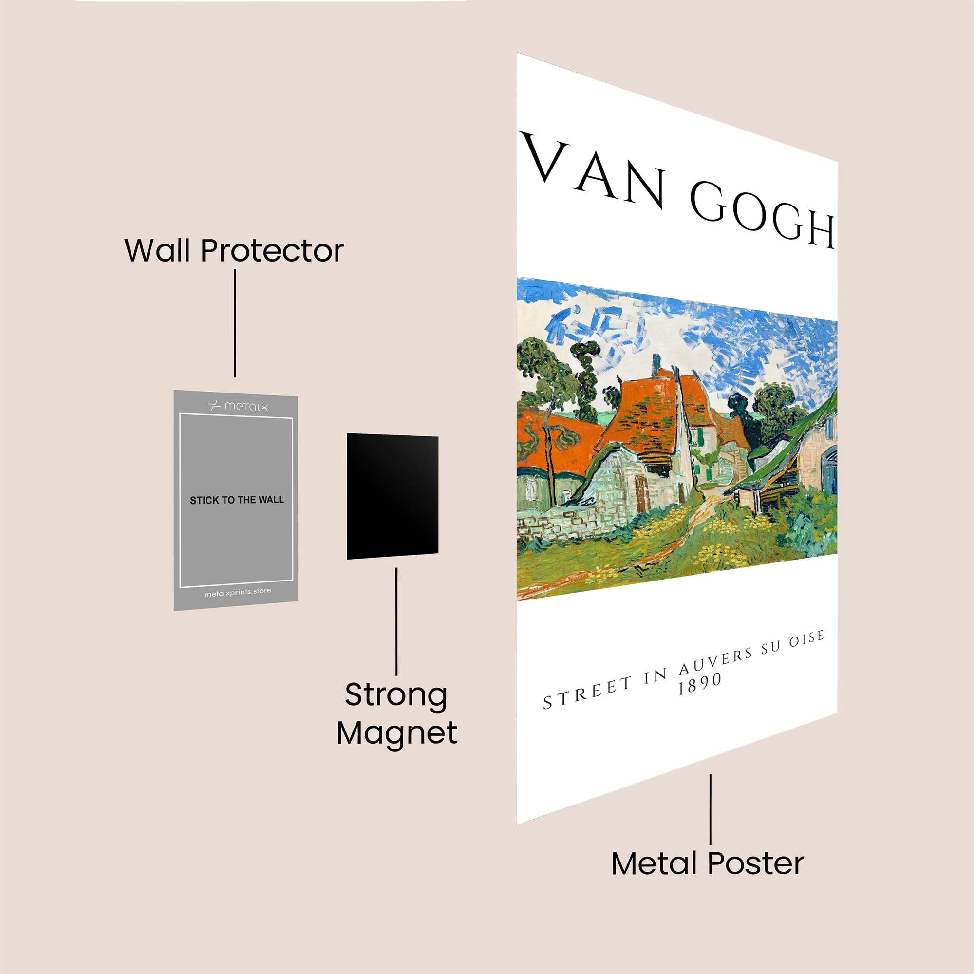 VanGogh Vibrant Safe Wall Magnetic / M